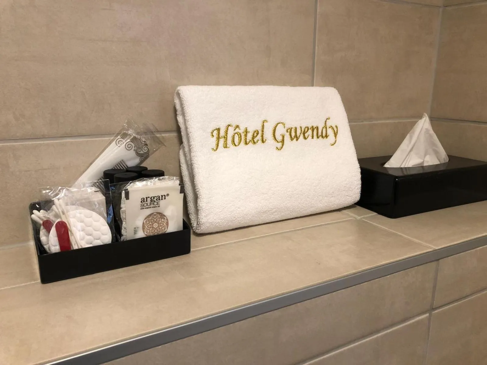 Bathroom in Appart-Hotel Gwendy