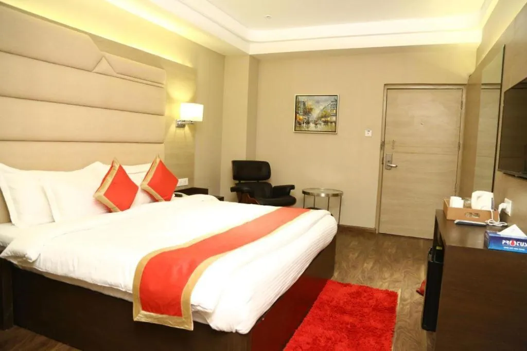 Bedroom, Bed in The Fern Residency