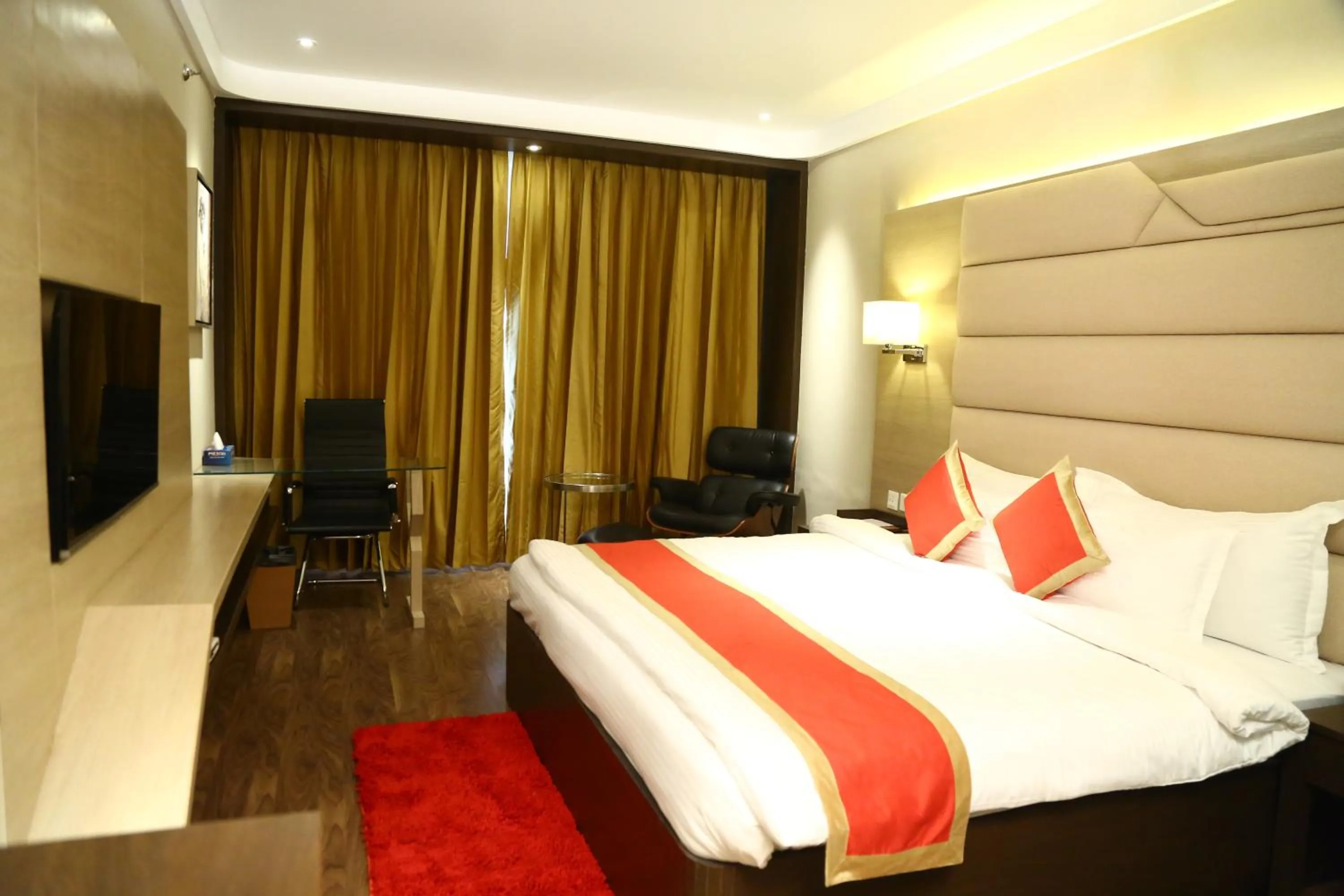 Bedroom, Bed in The Fern Residency