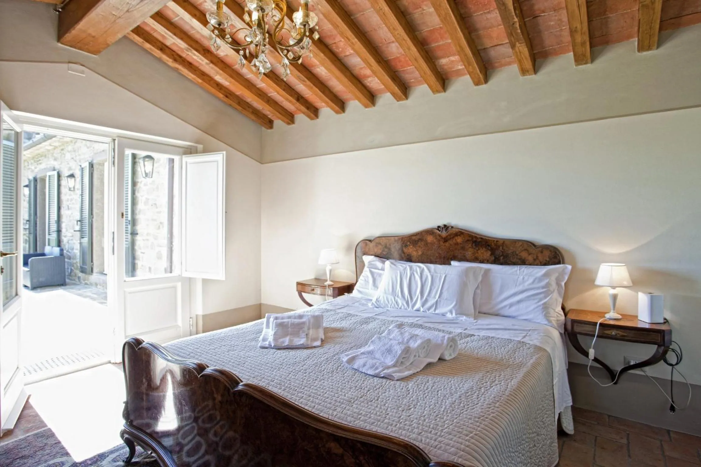Bed in Villa San Pietro