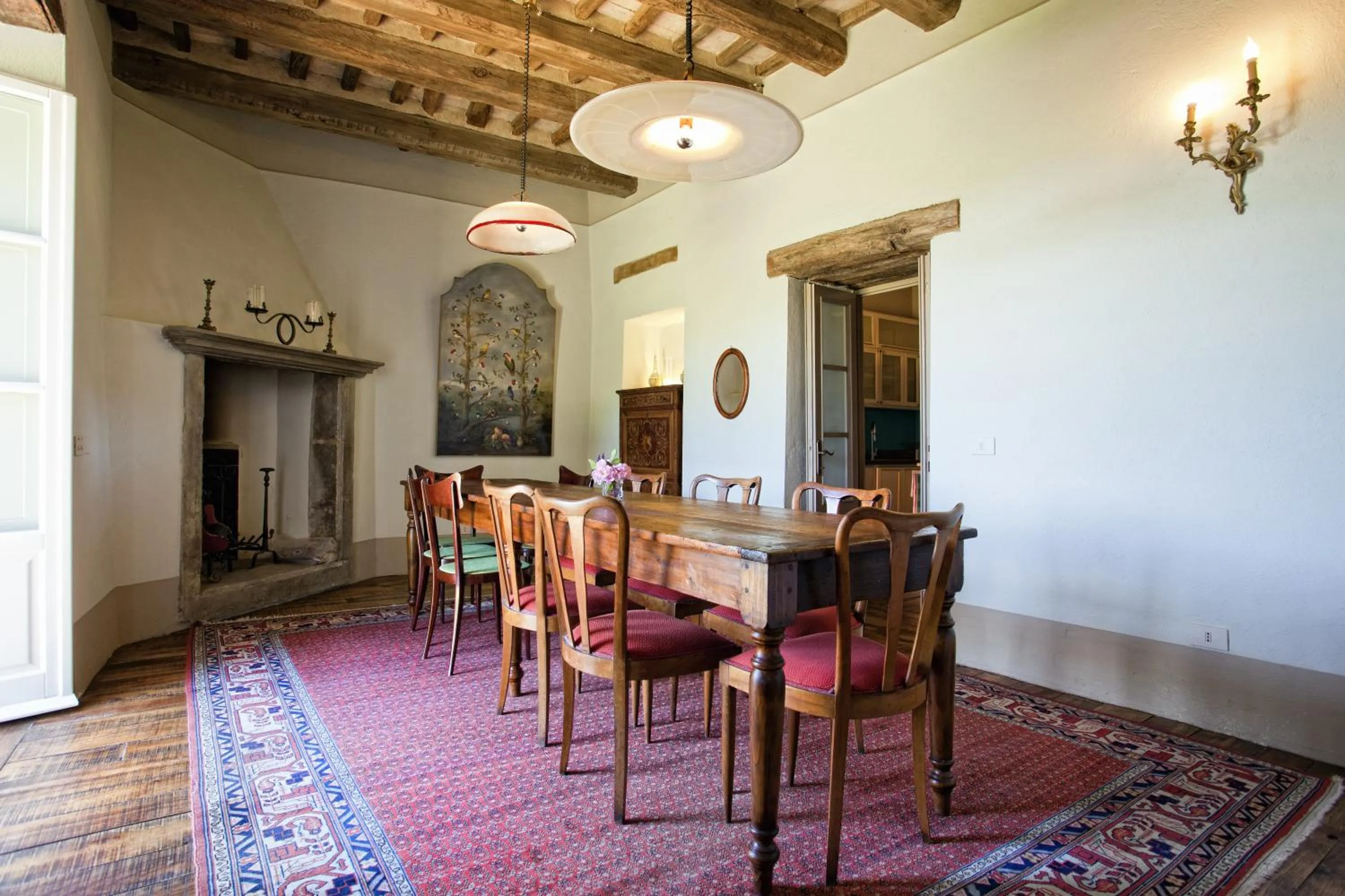Dining area in Villa San Pietro