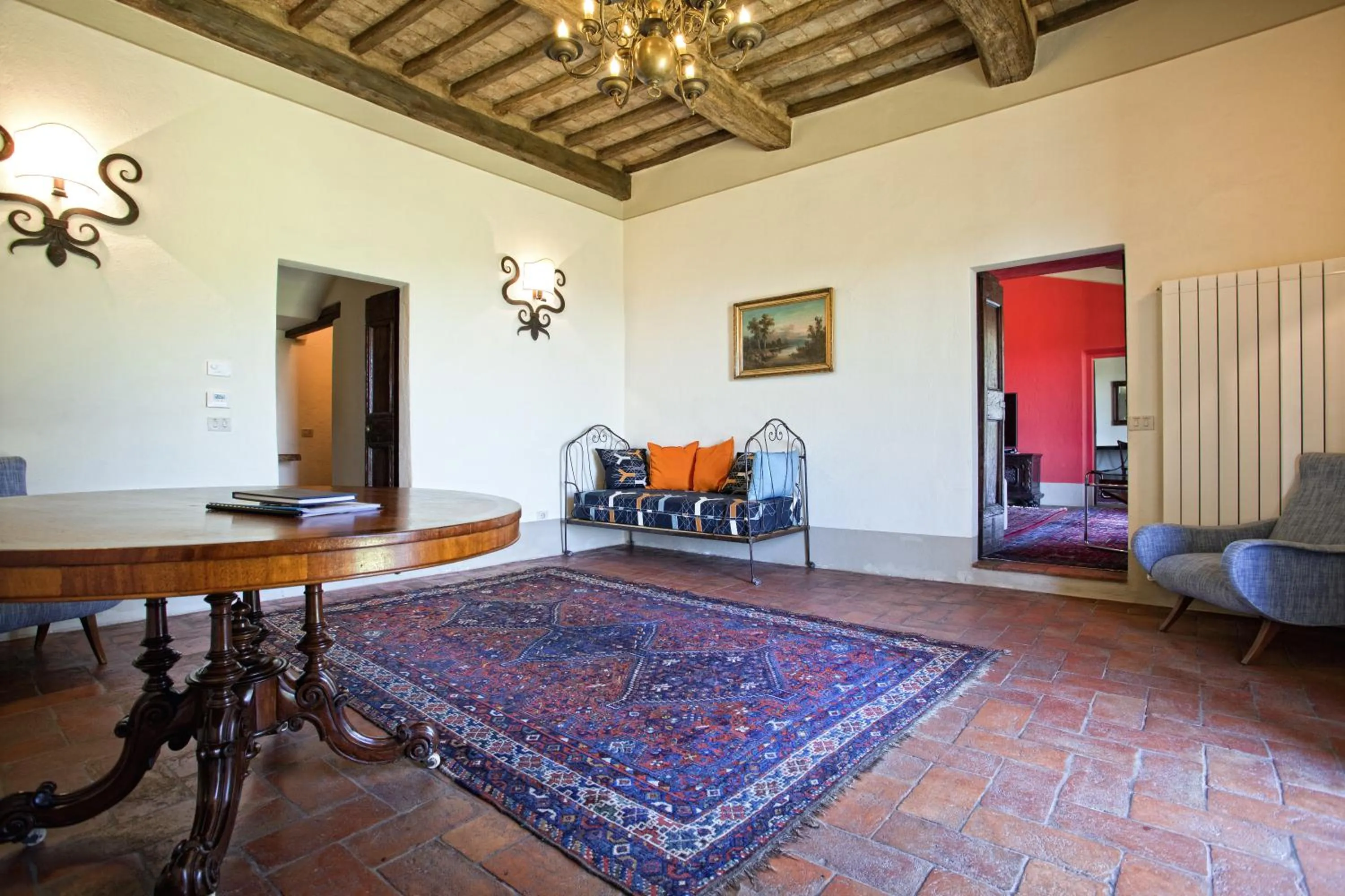 Lobby or reception in Villa San Pietro
