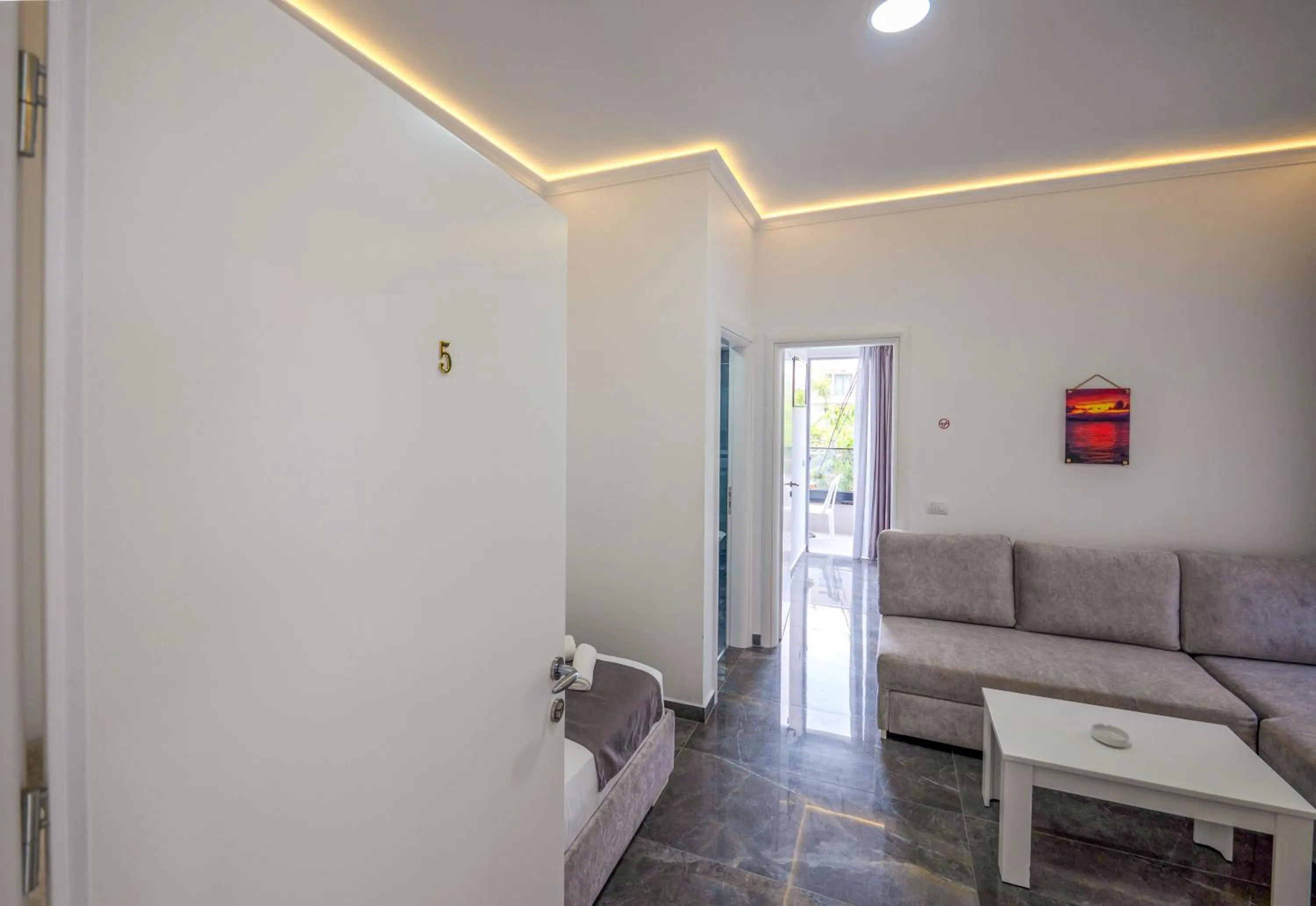 Living room in Vila Era Beach