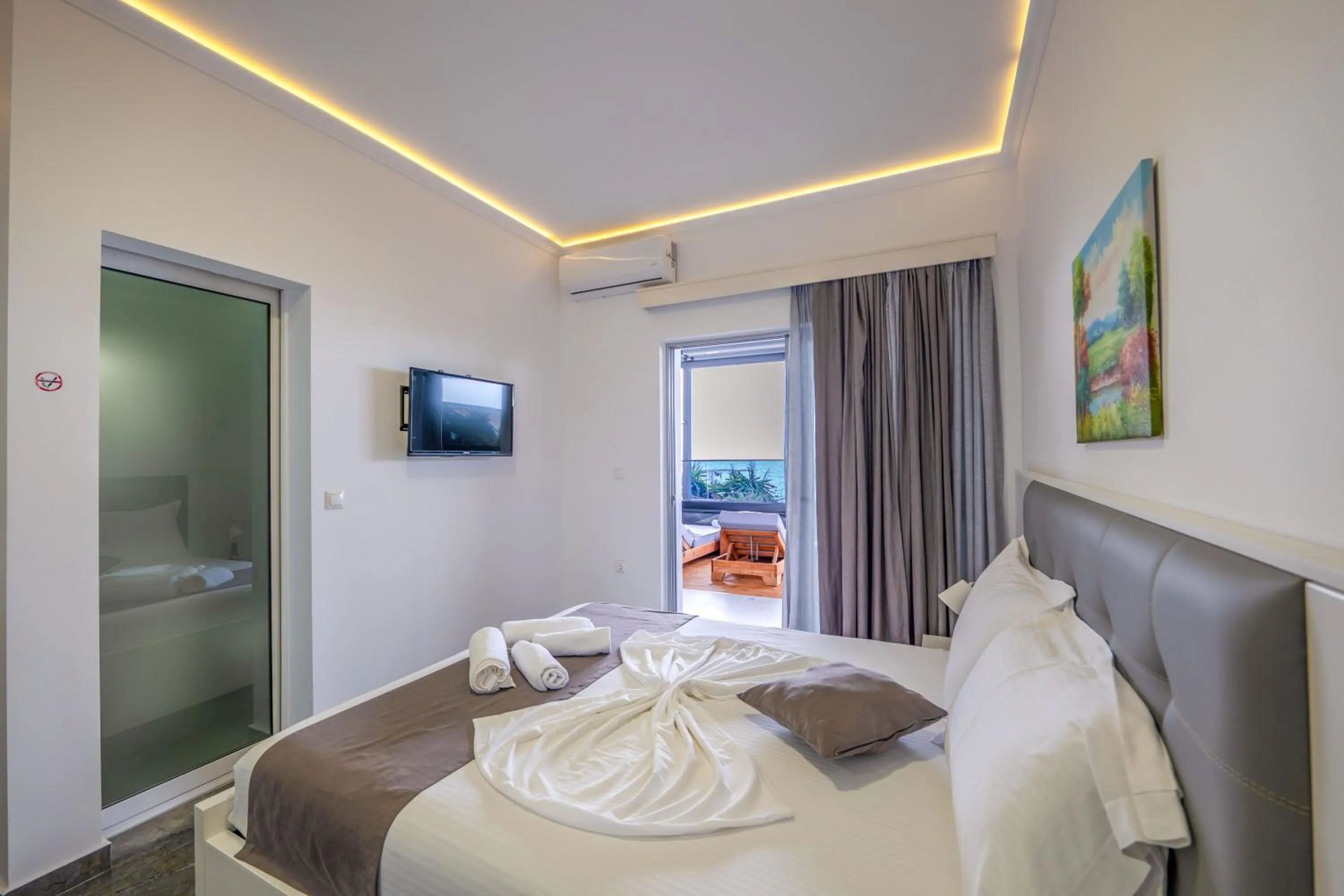 TV and multimedia, Bed in Vila Era Beach