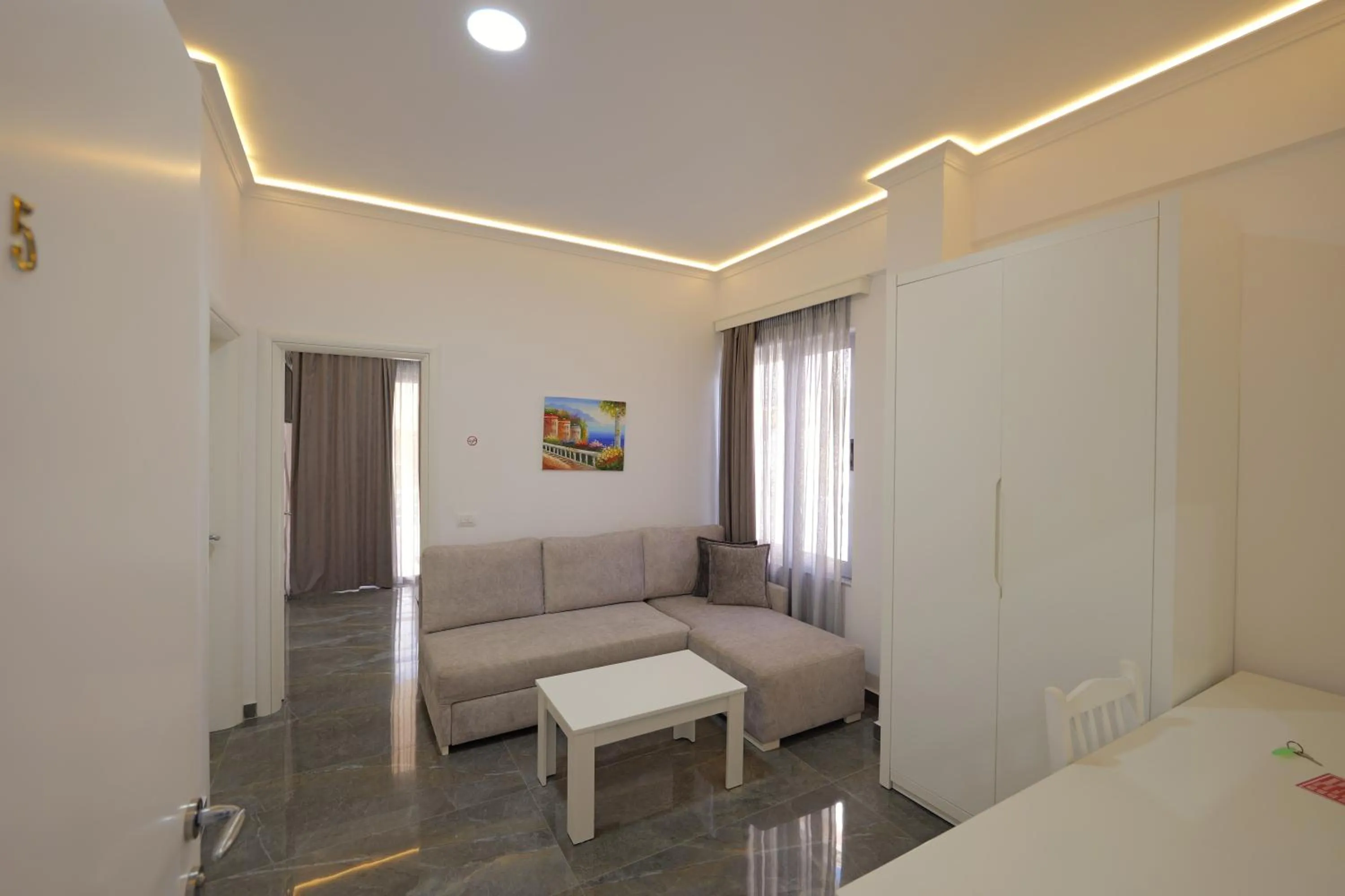 Living room, Bed in Vila Era Beach