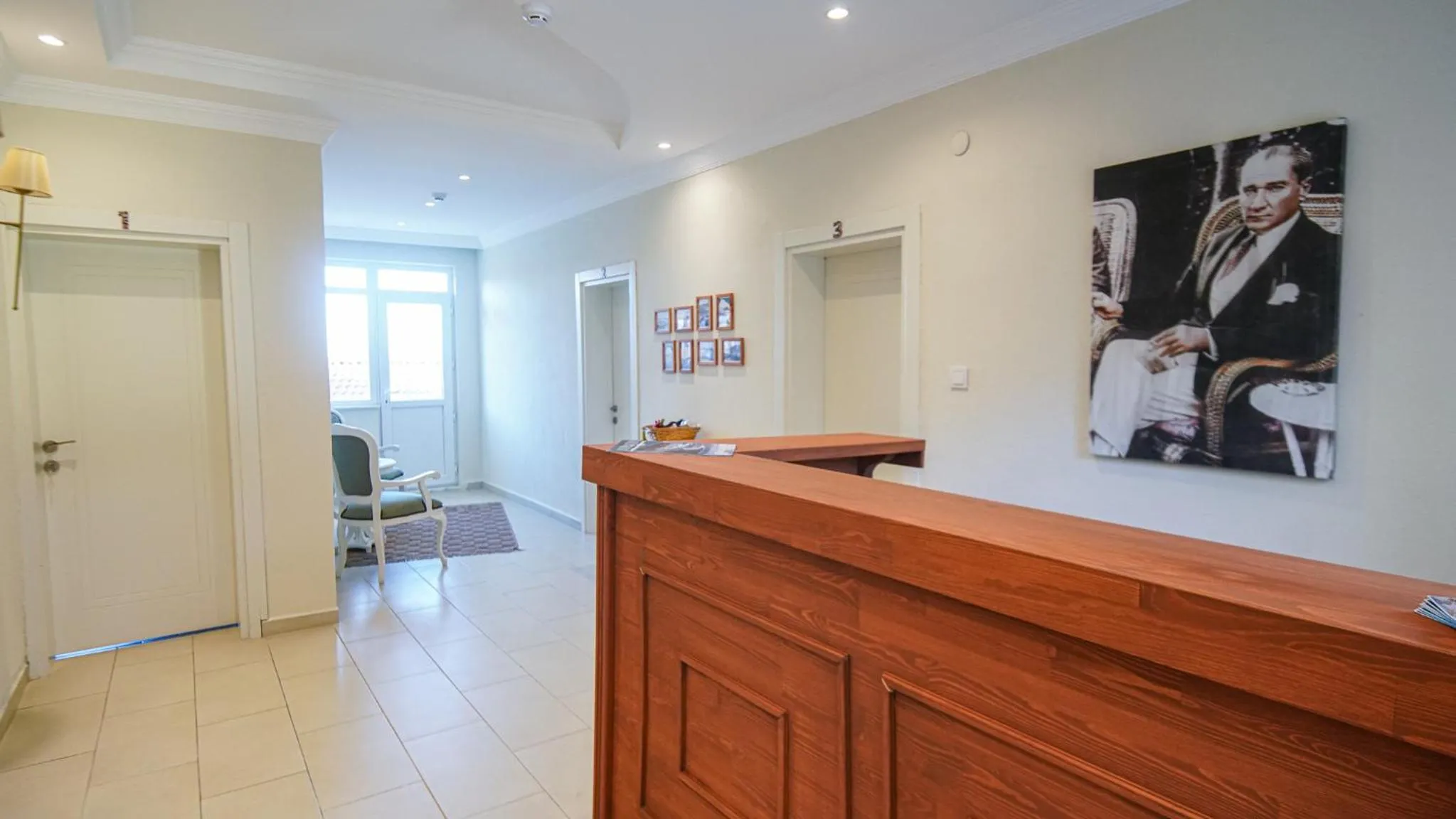 Lobby or reception in Bozcaada Aspava Otel