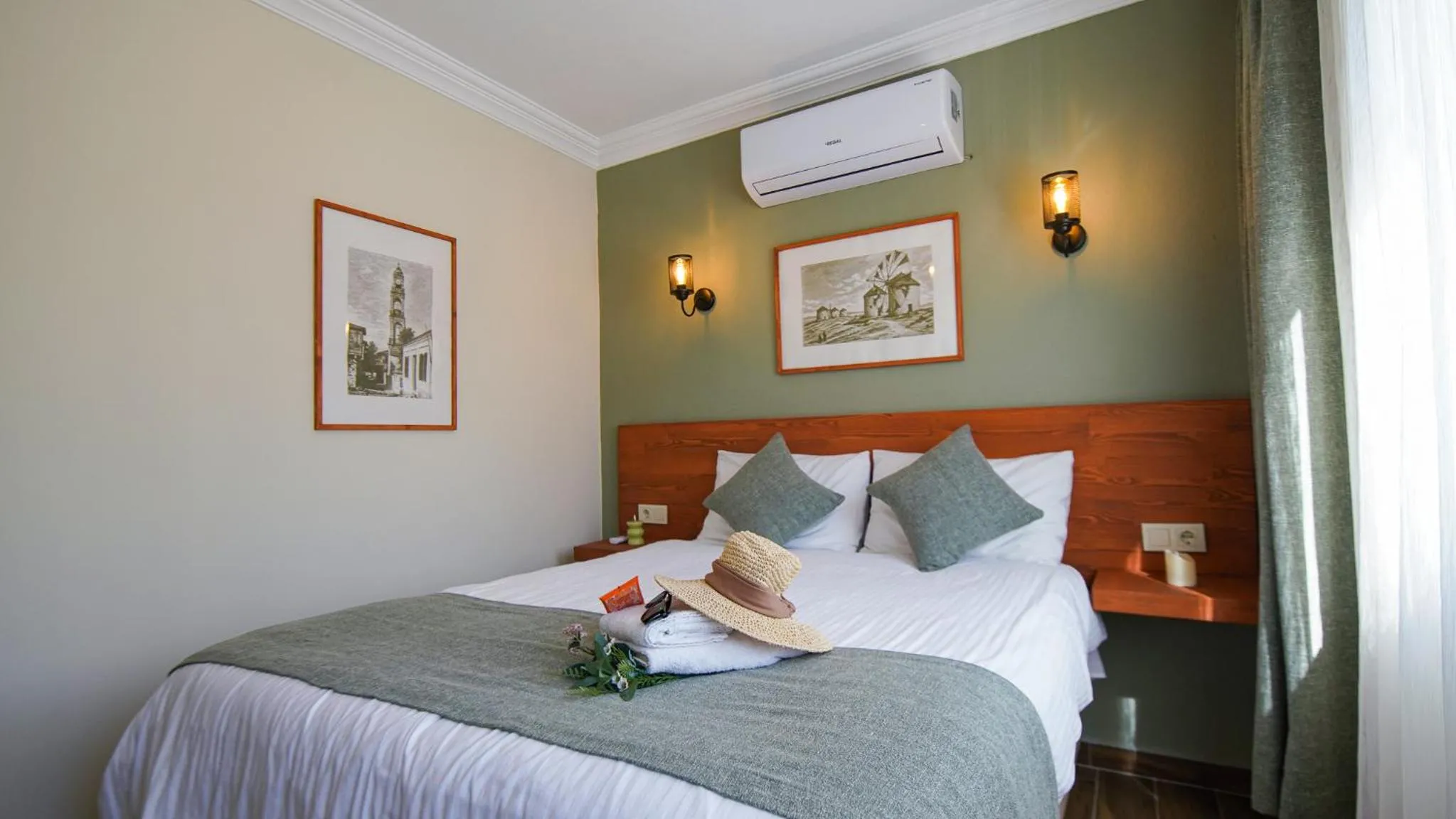 Bedroom in Bozcaada Aspava Otel