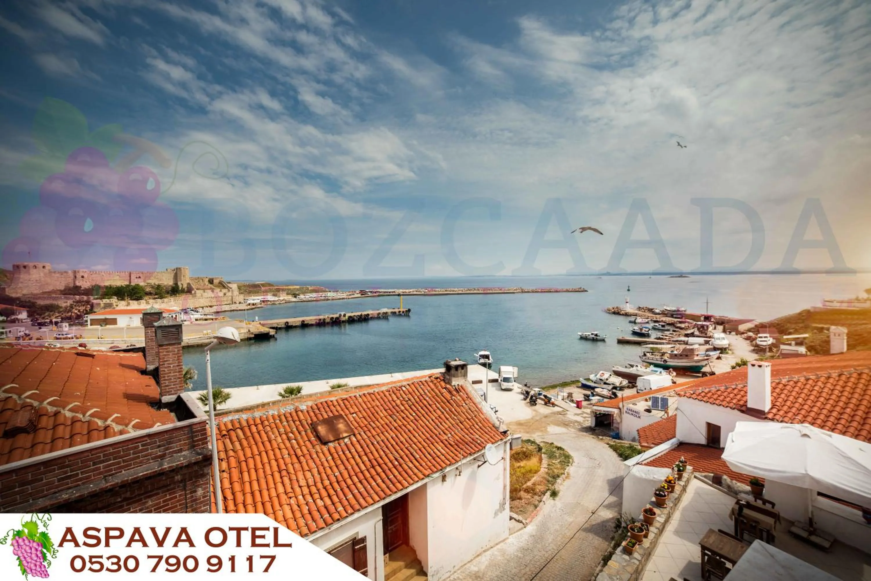 Natural landscape in Bozcaada Aspava Otel