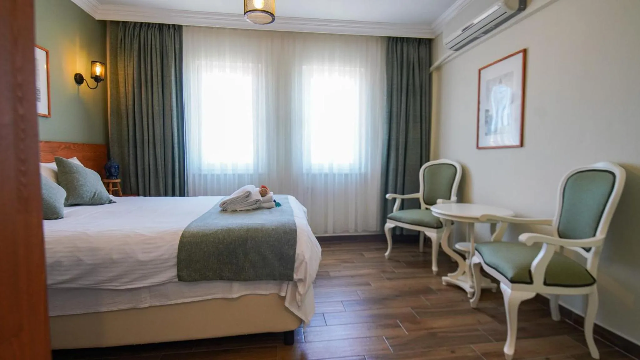 Bed in Bozcaada Aspava Otel