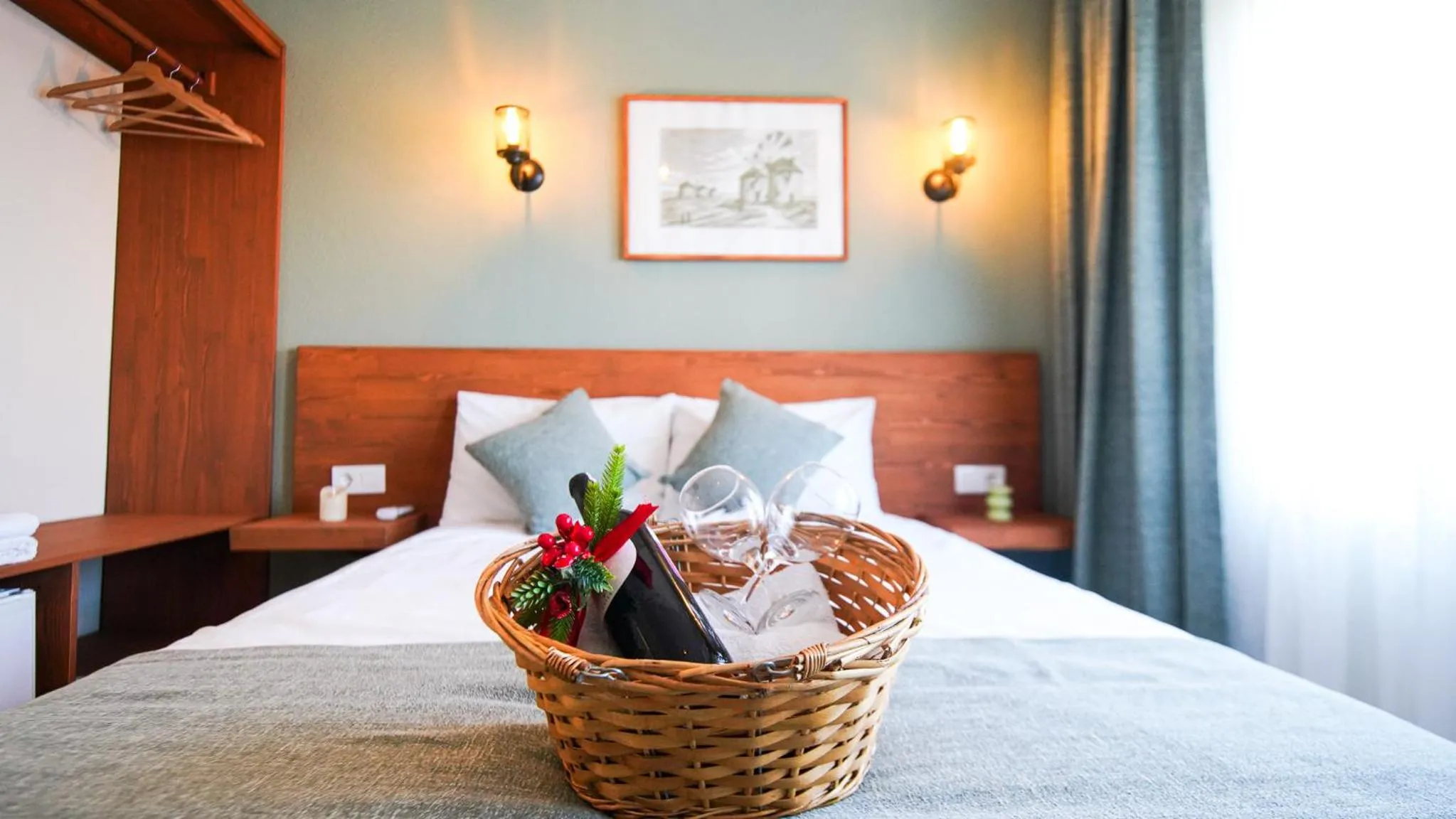 Bed in Bozcaada Aspava Otel