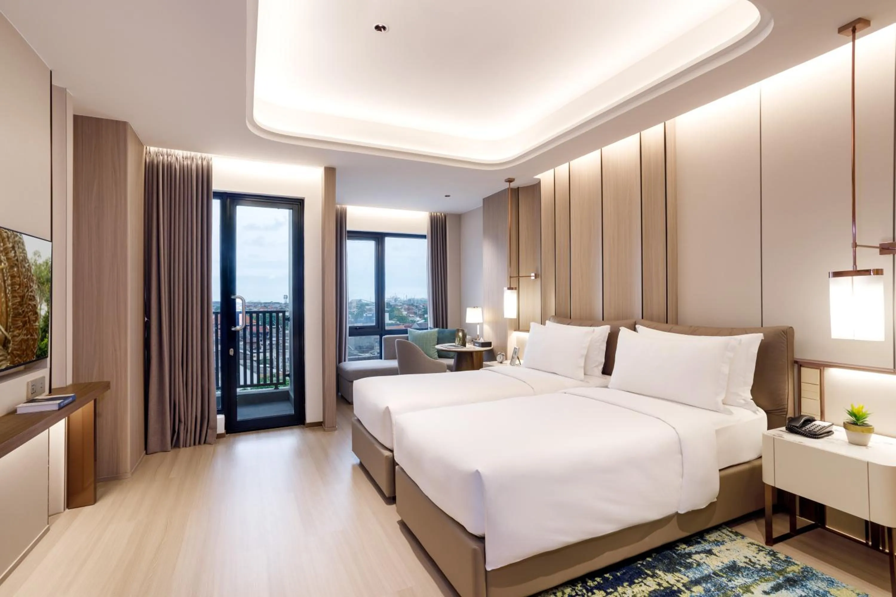 Bed in Somerset Queen City Semarang