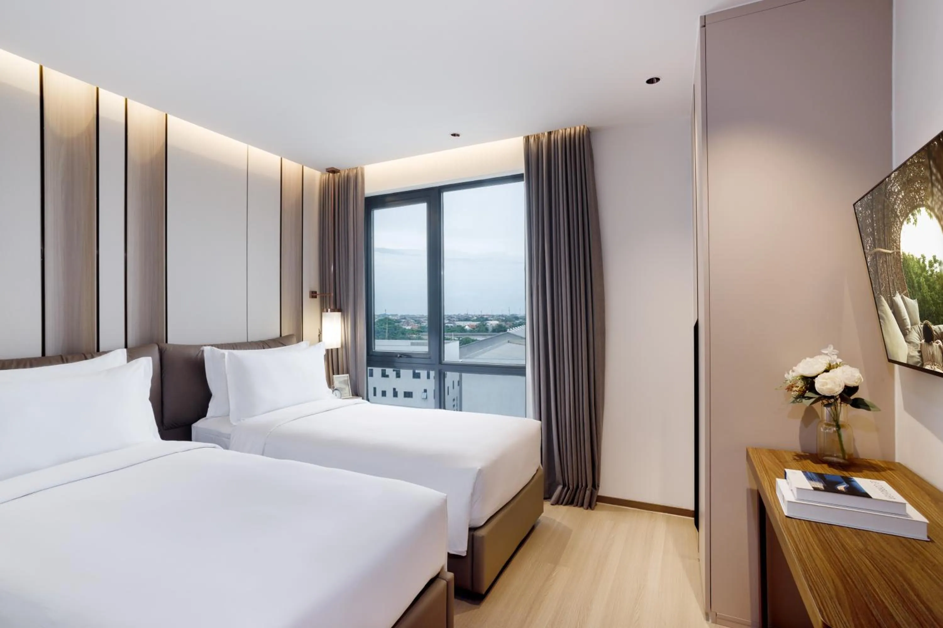 Bed in Somerset Queen City Semarang