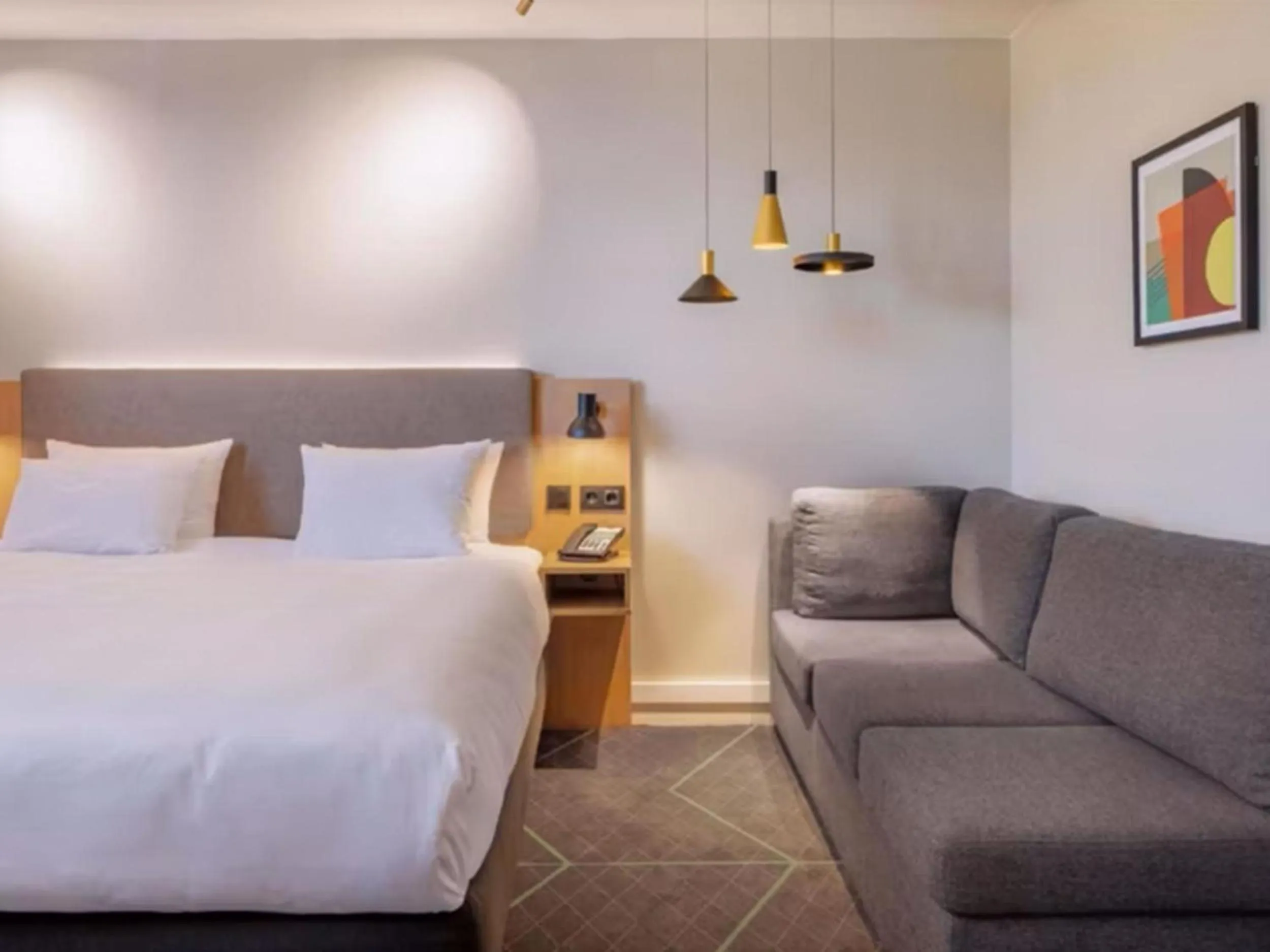 Bedroom, Bed in Hotel Nordseka The Hague - Voorburg