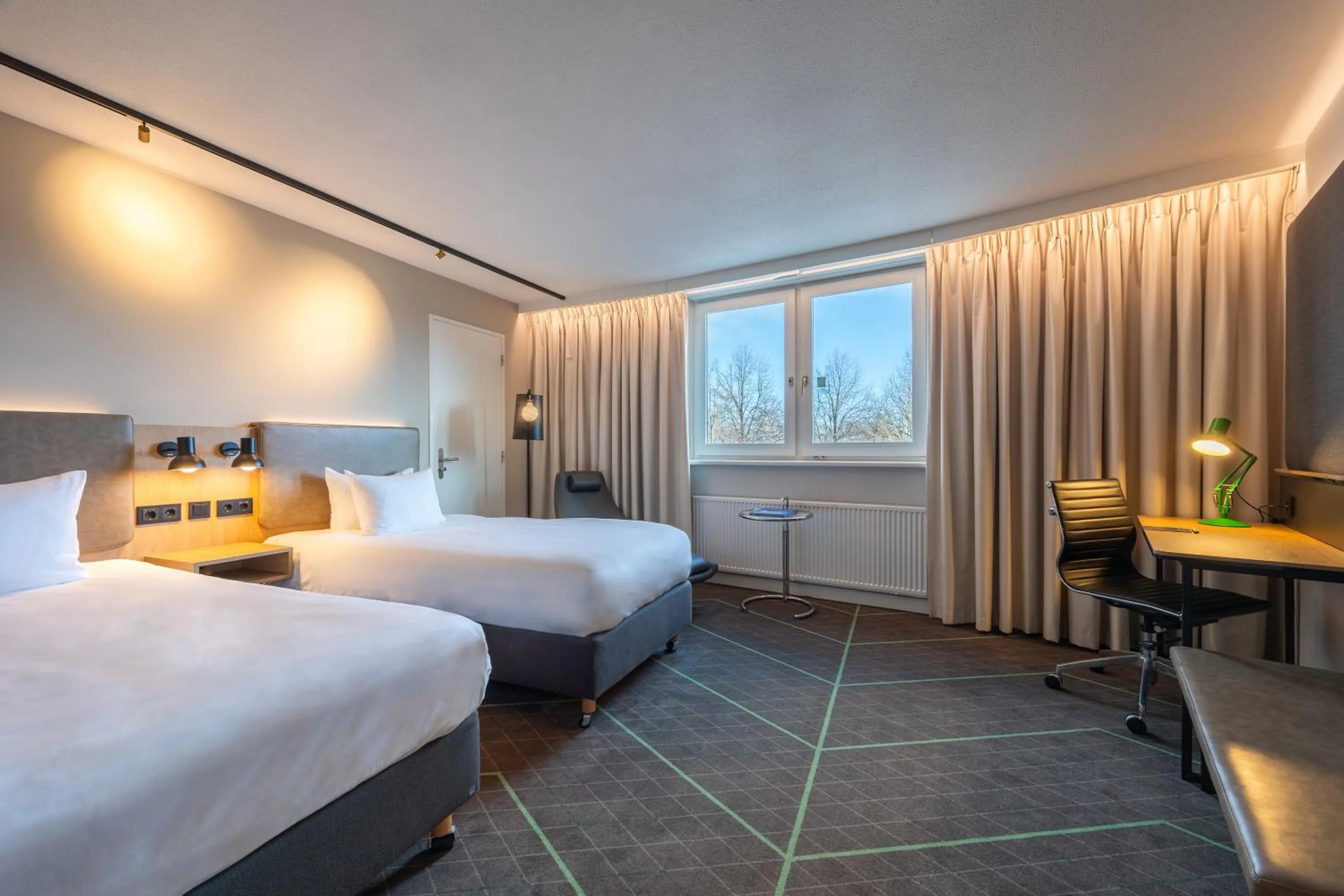 Bed in Hotel Nordseka The Hague - Voorburg