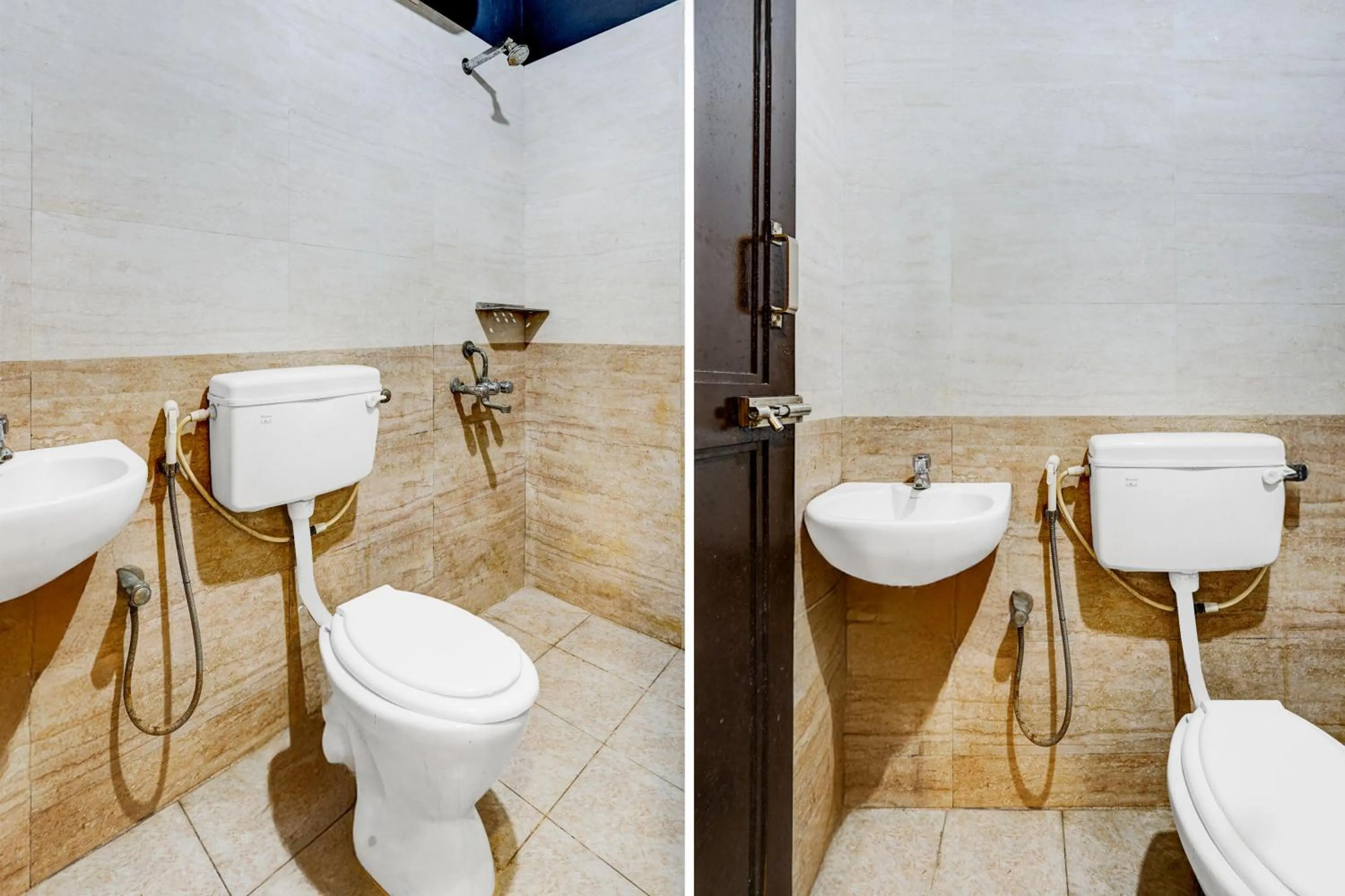 Bathroom in Hotel O MA Chidambaram Stadium Formerly Sarvanas Park