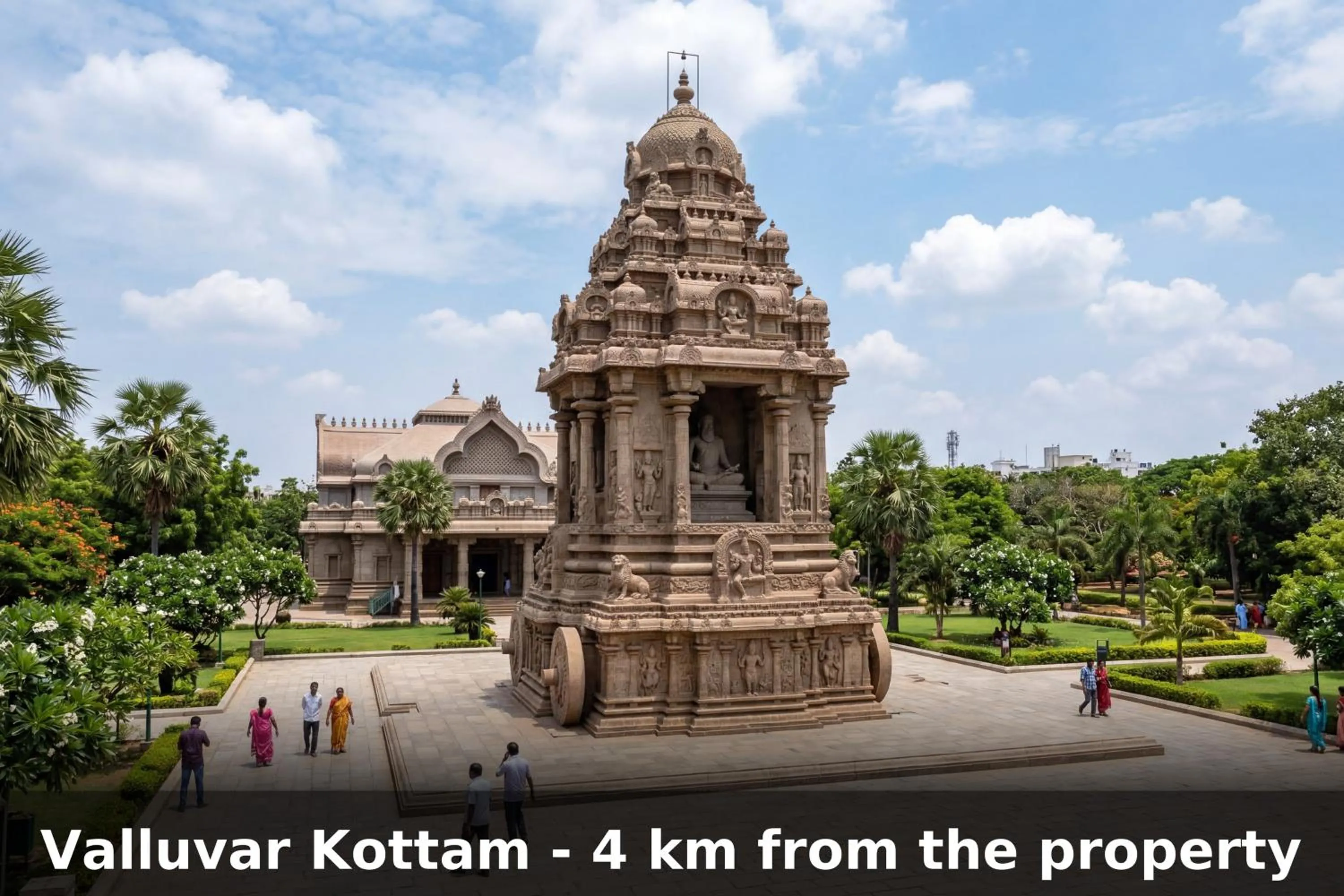 Nearby landmark in Hotel O MA Chidambaram Stadium Formerly Sarvanas Park