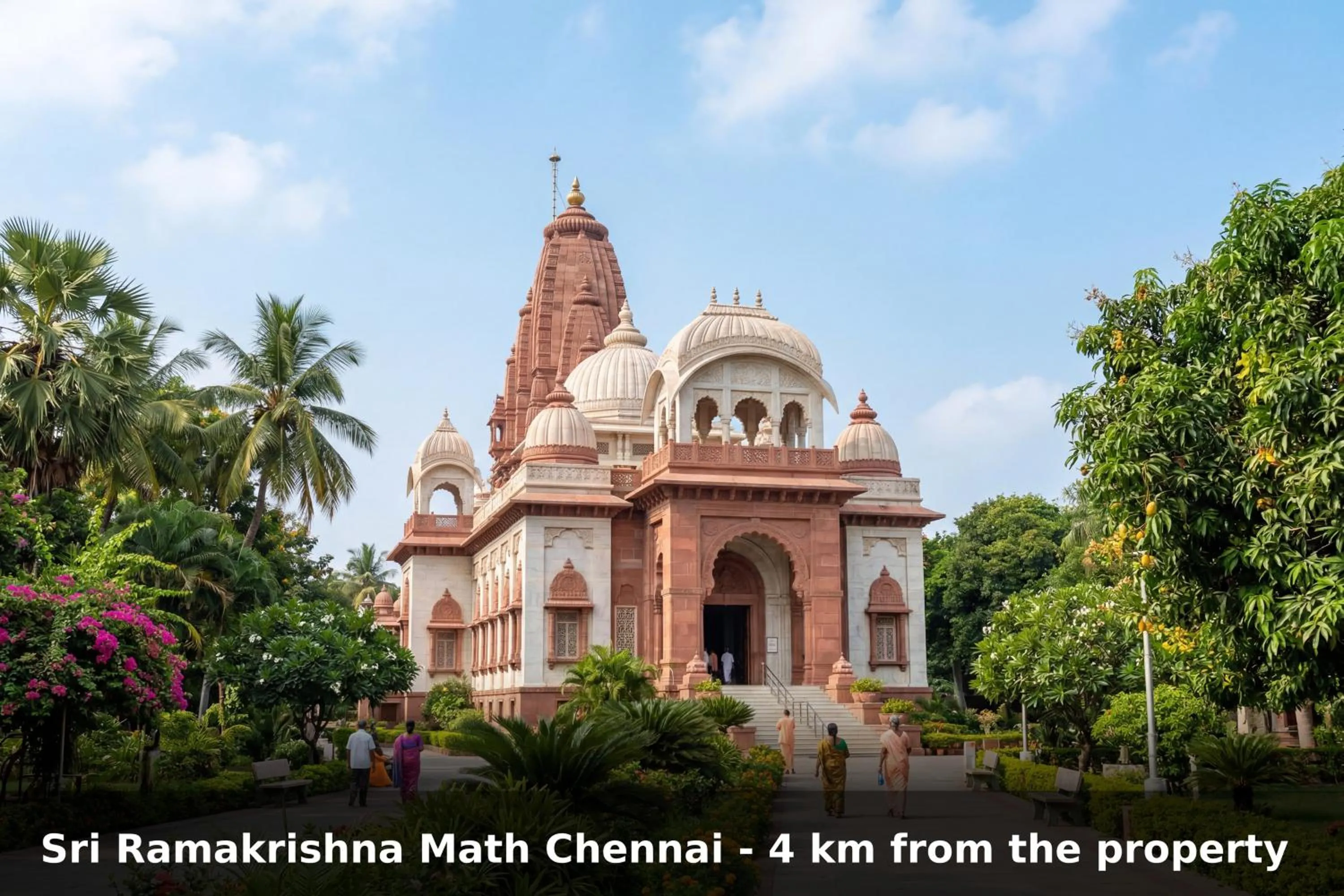 Nearby landmark in Hotel O MA Chidambaram Stadium Formerly Sarvanas Park