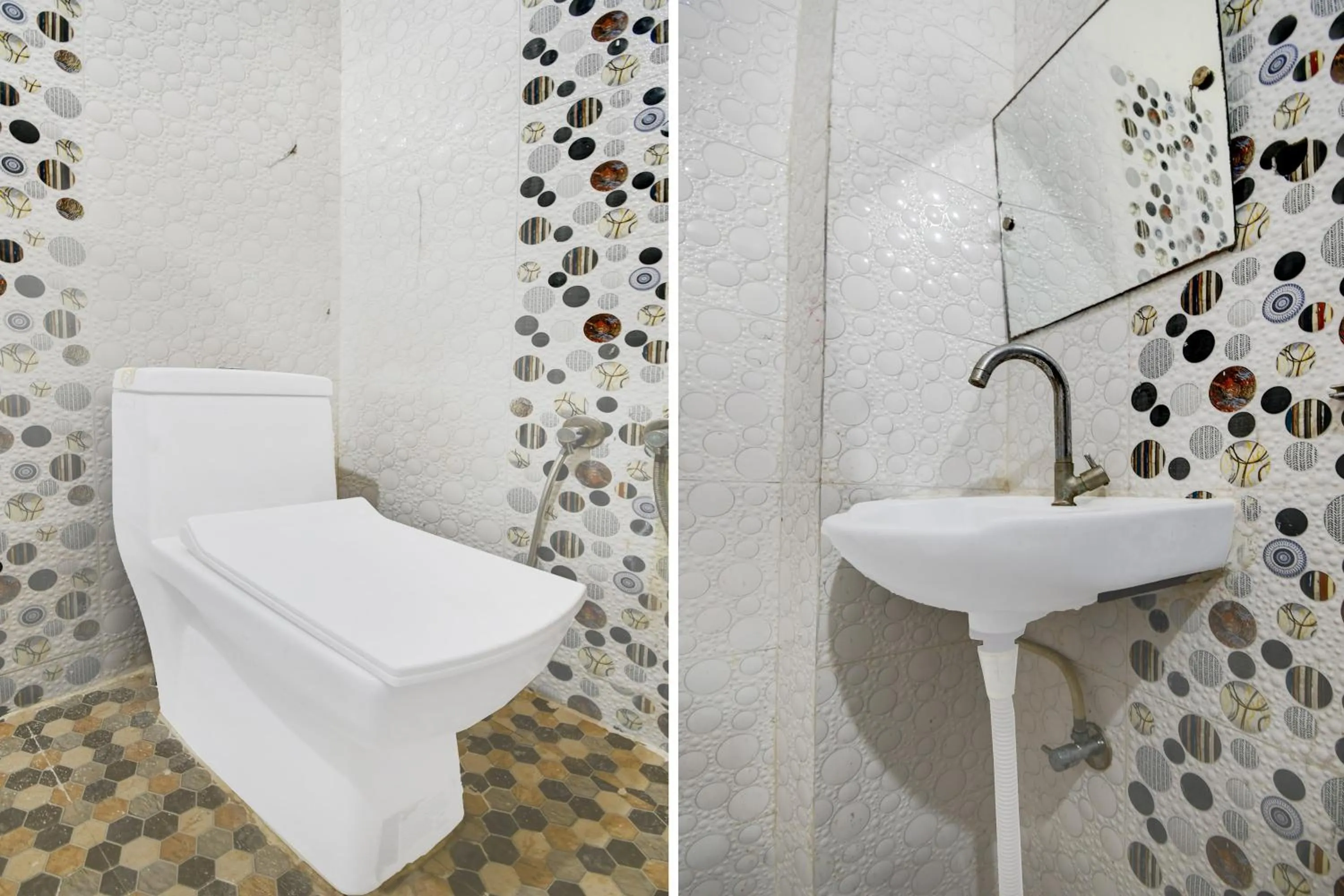 Bathroom in Super Hotel O Gorakhpur Industrial Area Formerly Shaurya Inn