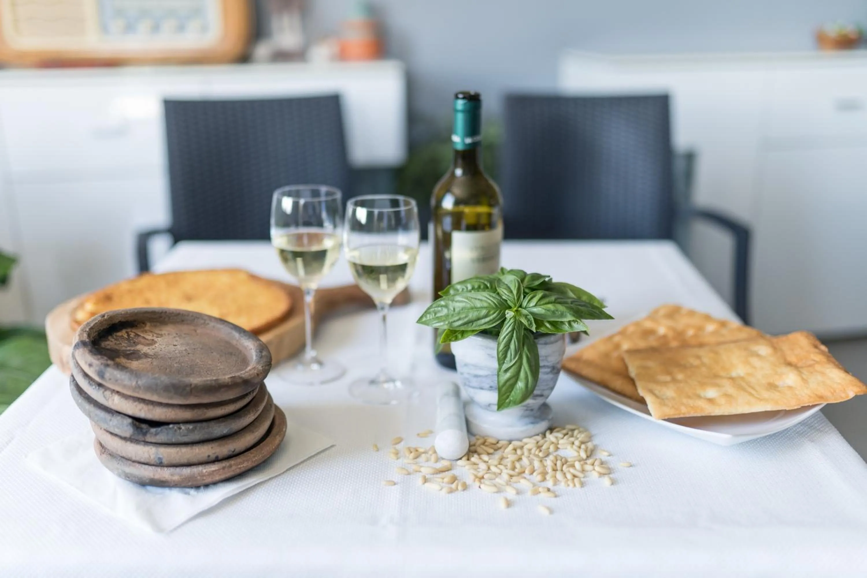 Food and drinks in B&B La Fontanella
