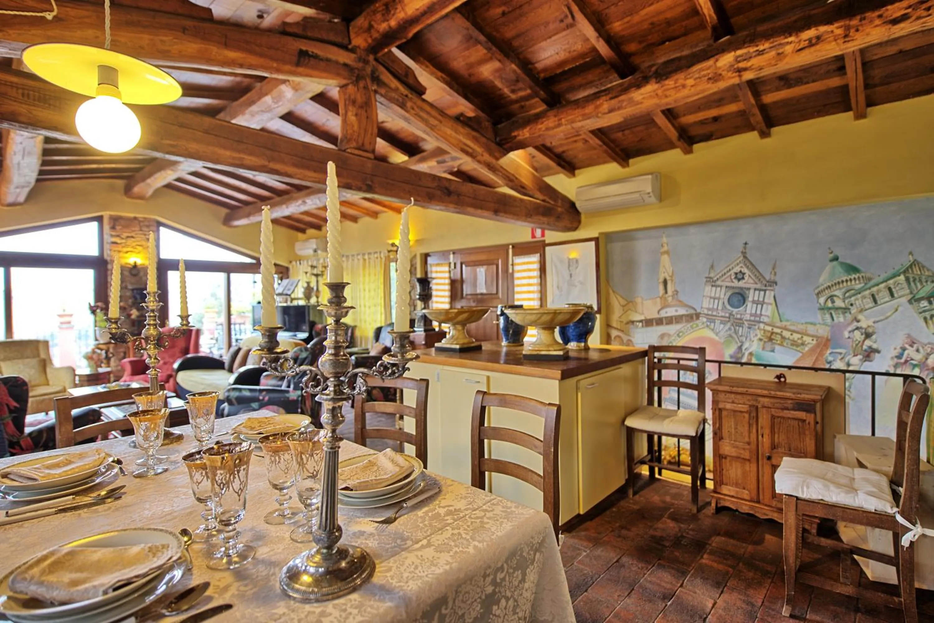 Dining area in Casa Vania by PosarelliVillas