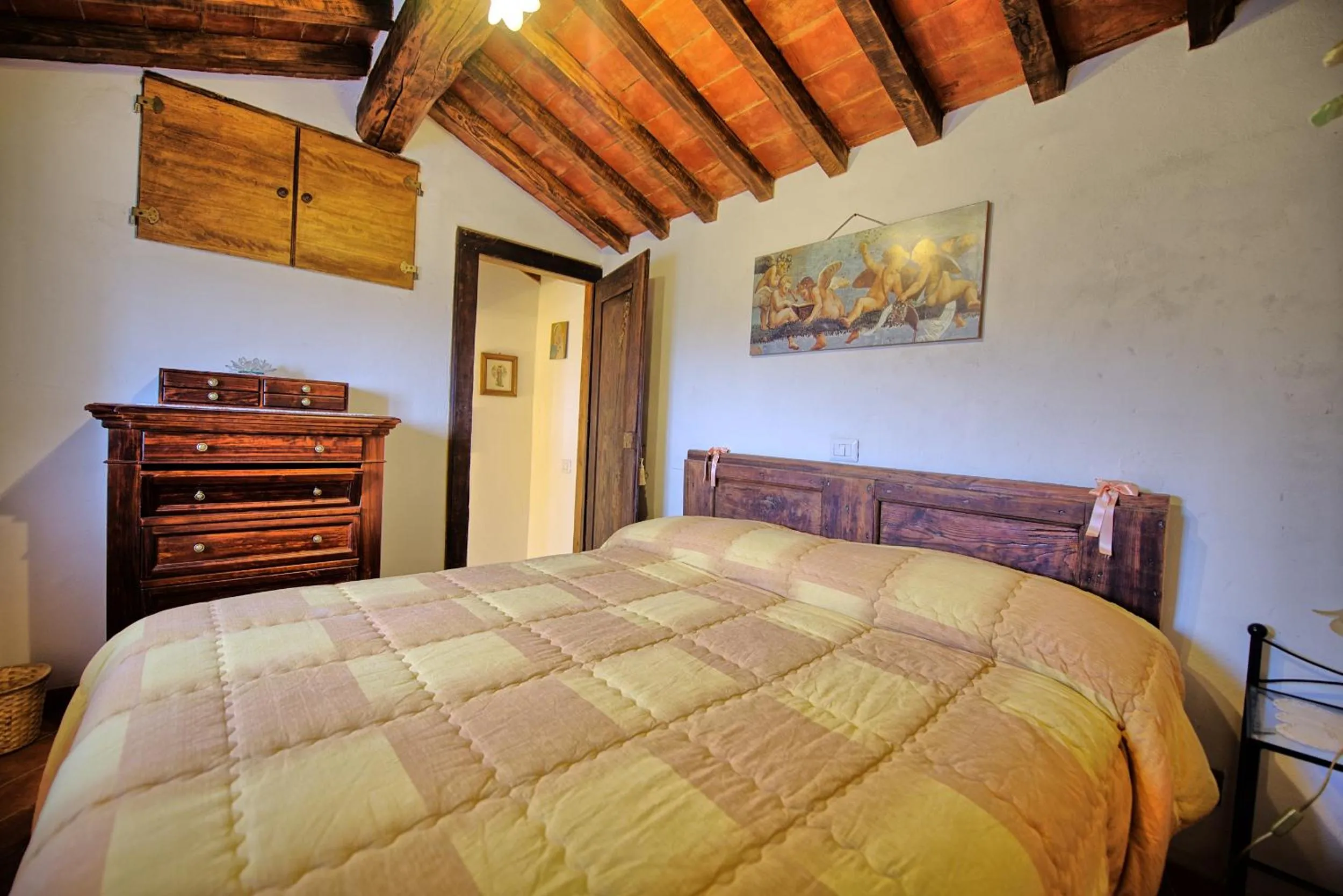Bedroom, Bed in Casa Margherita 3 by PosarelliVillas