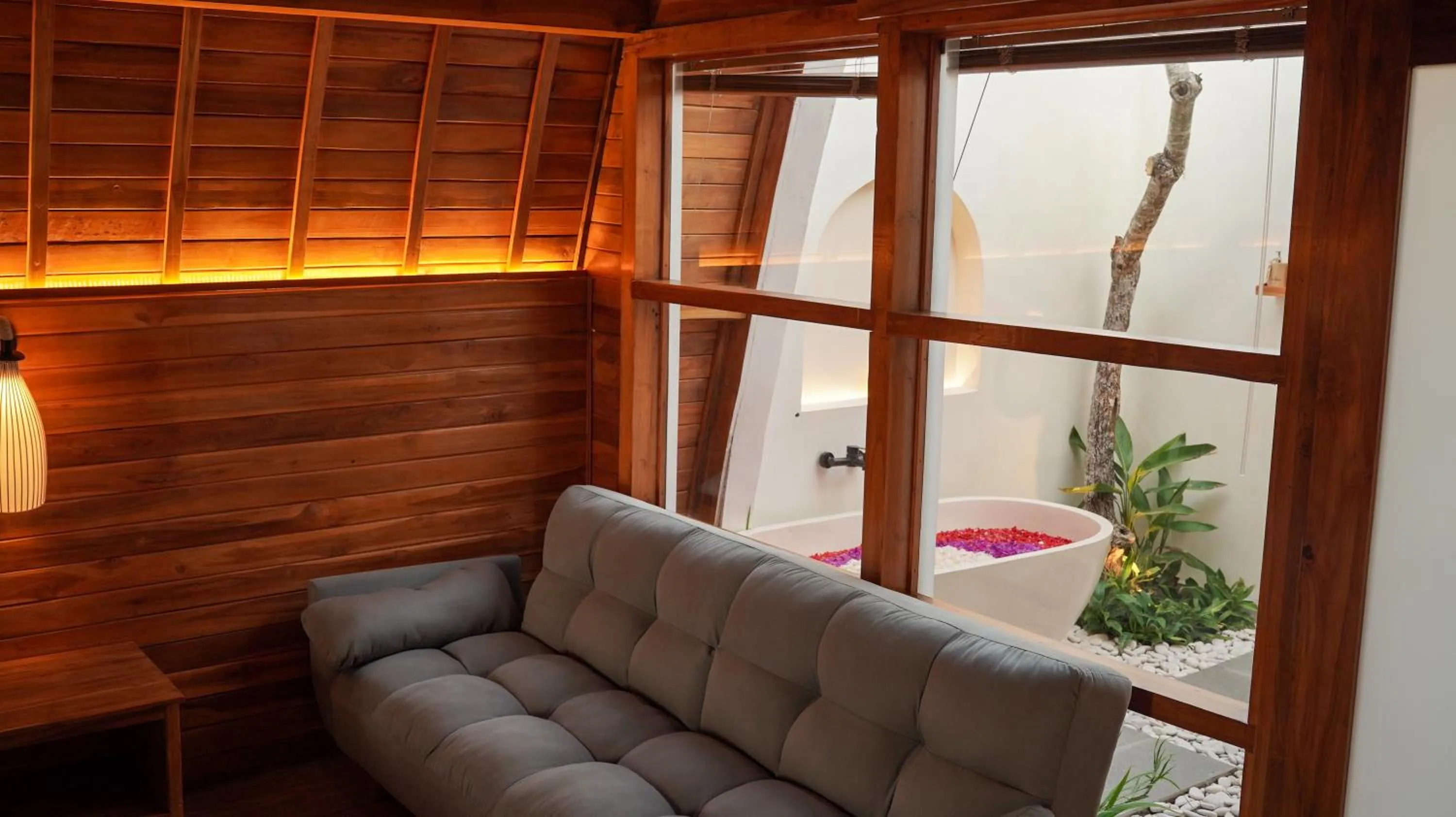 Seating area in Samplangan Penida Resort