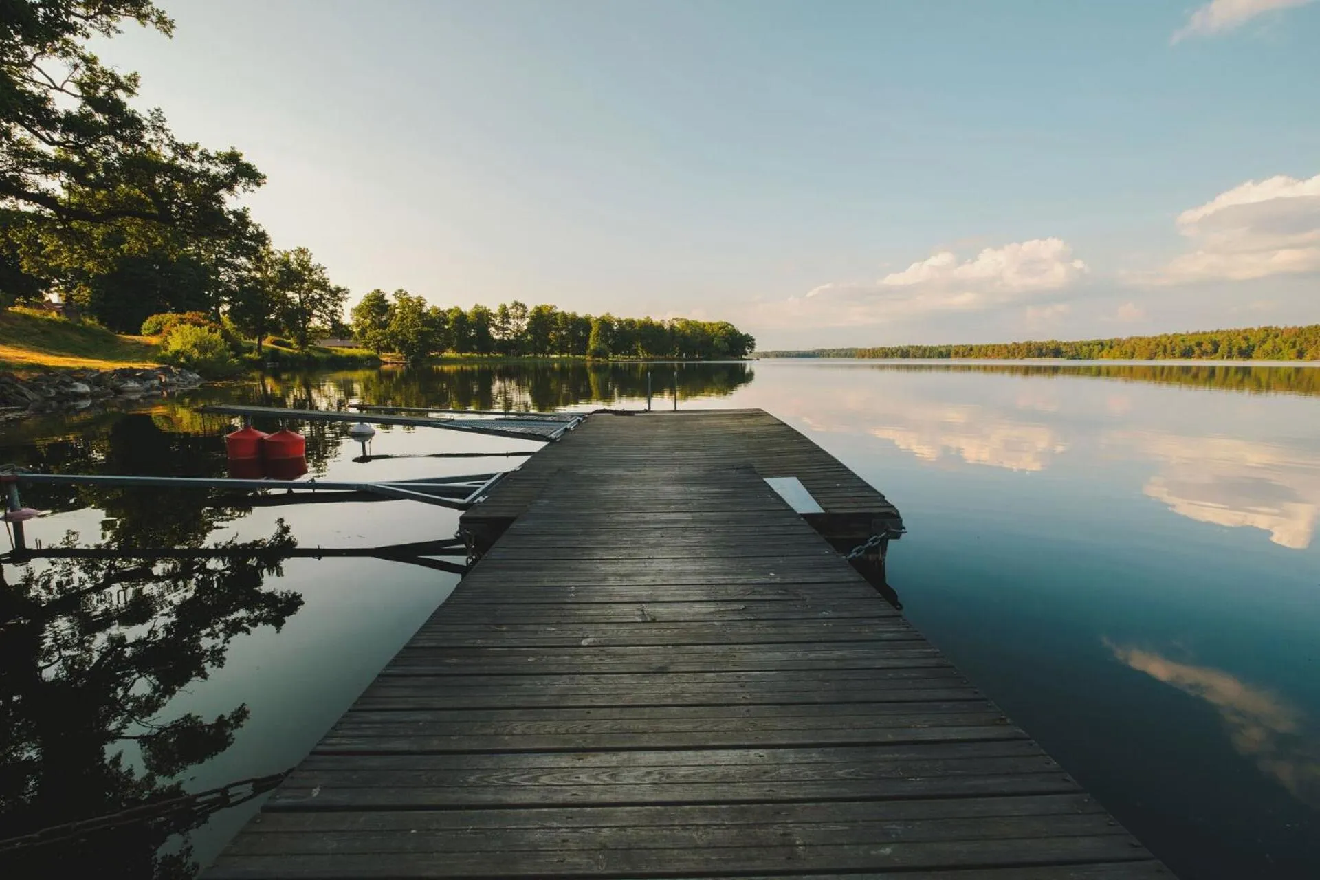 Lake view in Lejondals Slott