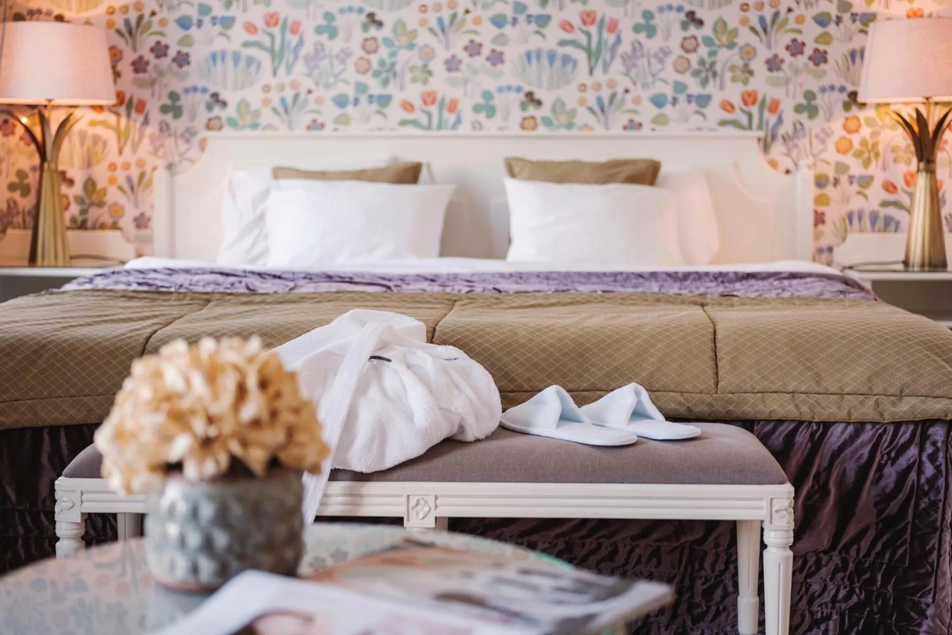 Bed in Lejondals Slott