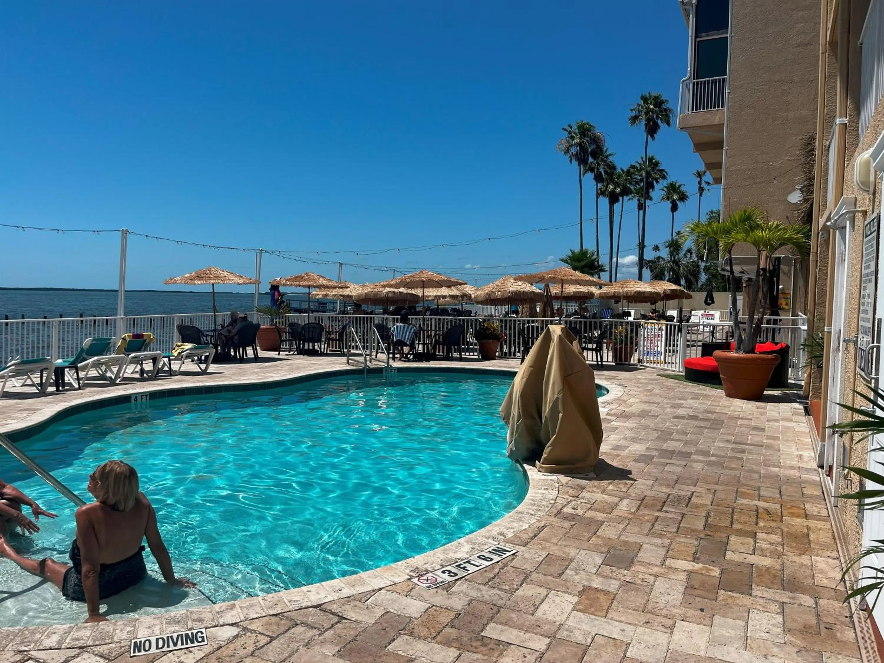 Swimming pool in Beso Del Sol Resort