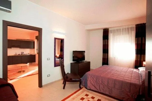 Bedroom, Bed in Hotel Massimino