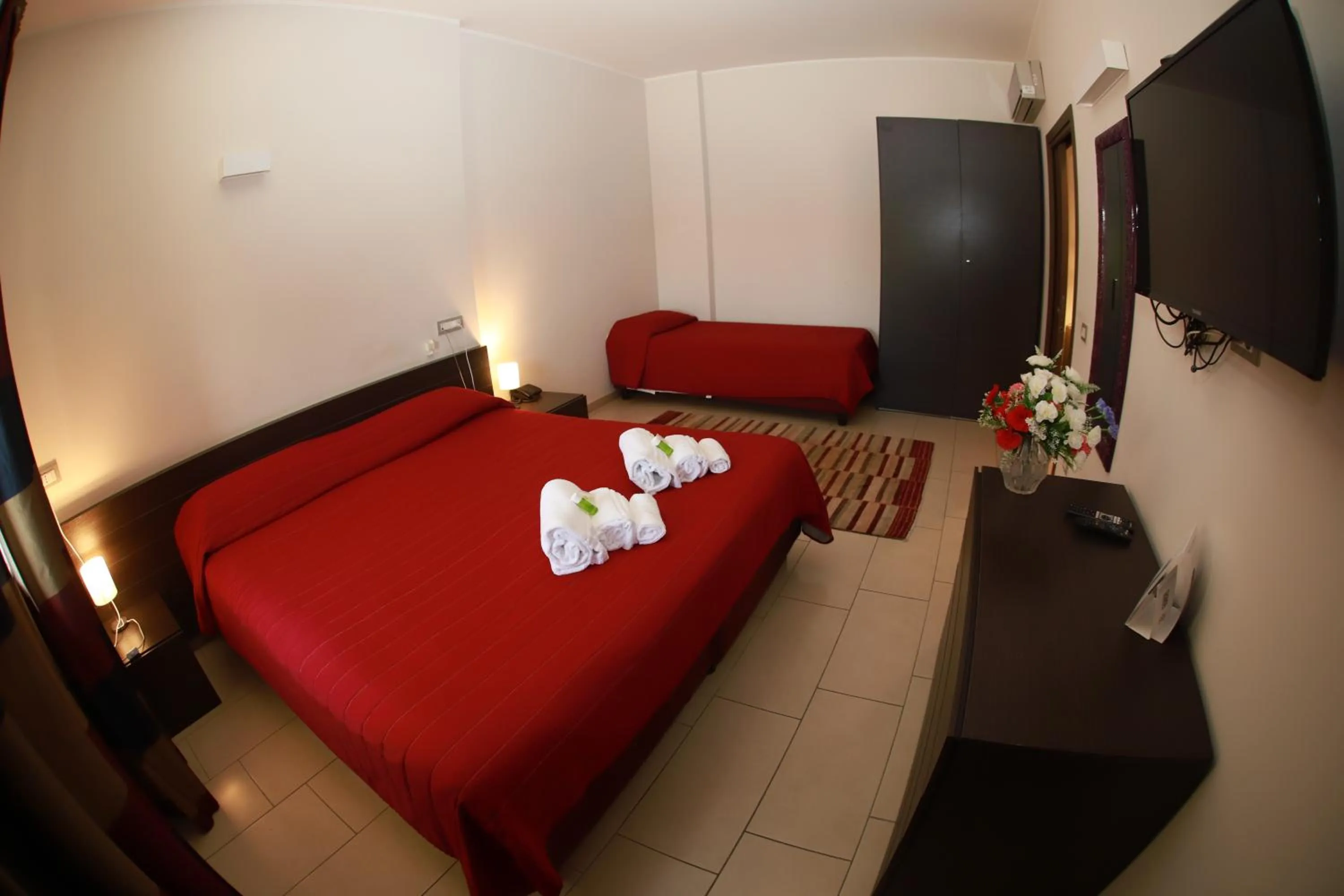 Bedroom, Bed in Hotel Massimino