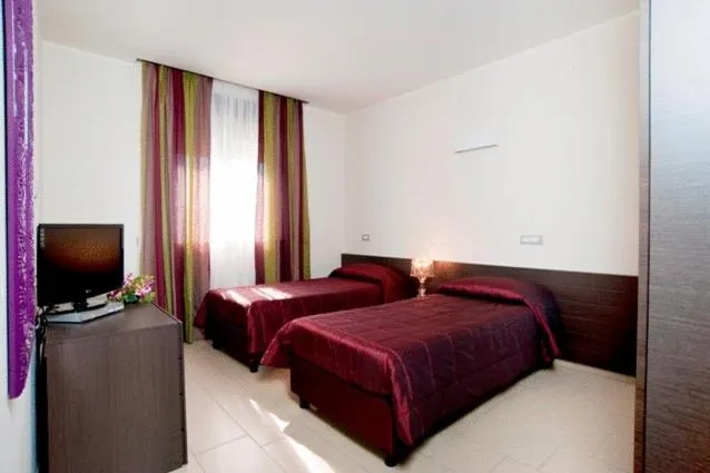 Bedroom, Bed in Hotel Massimino