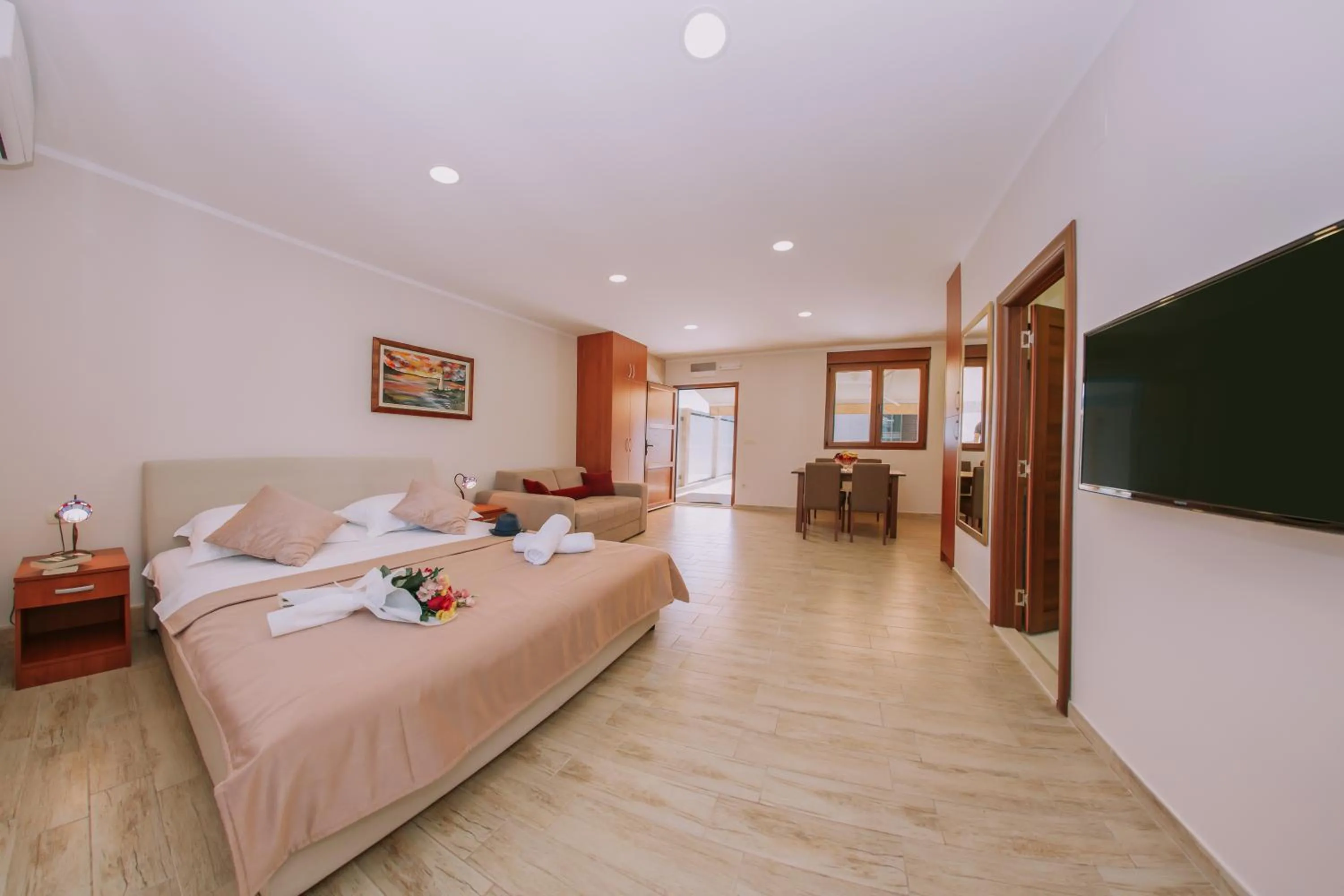 Bed in City Apartments