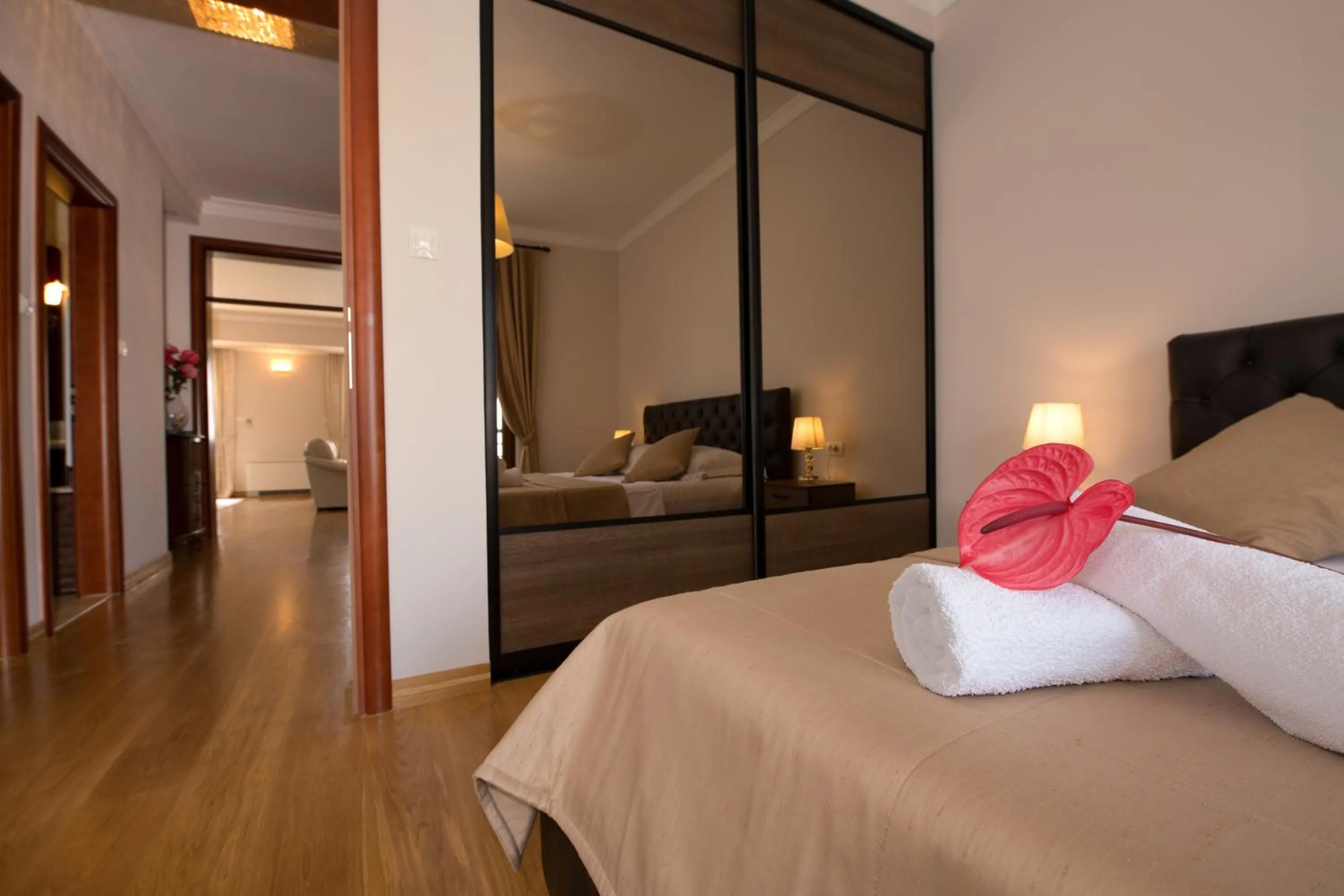 Bed in City Apartments