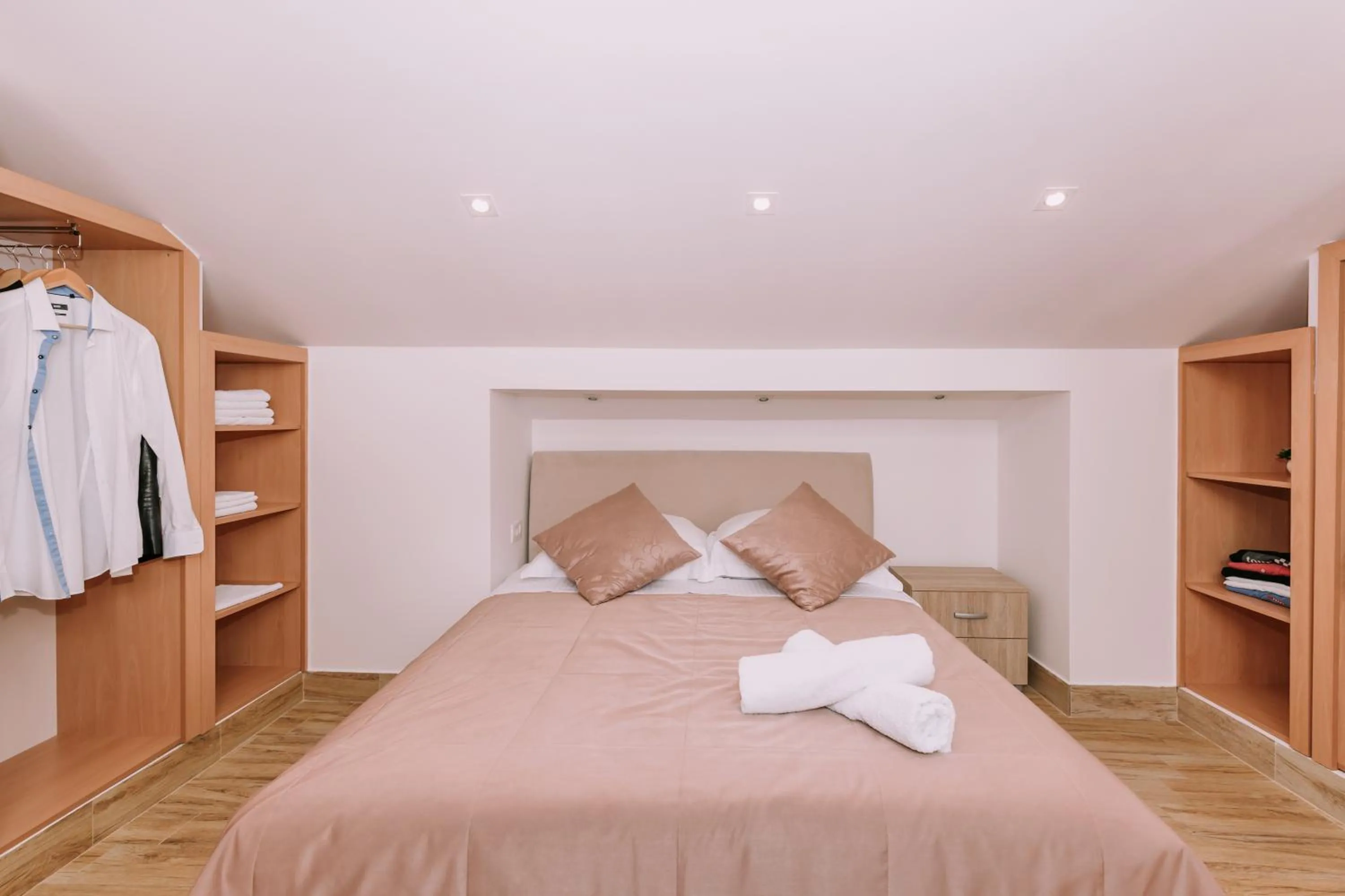 Bedroom, Bed in City Apartments