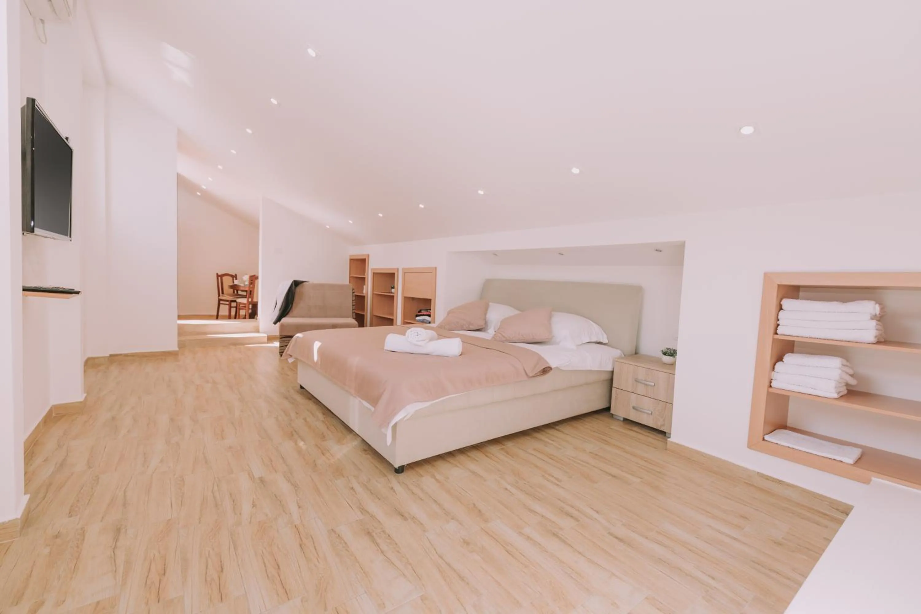 Photo of the whole room, Bed in City Apartments