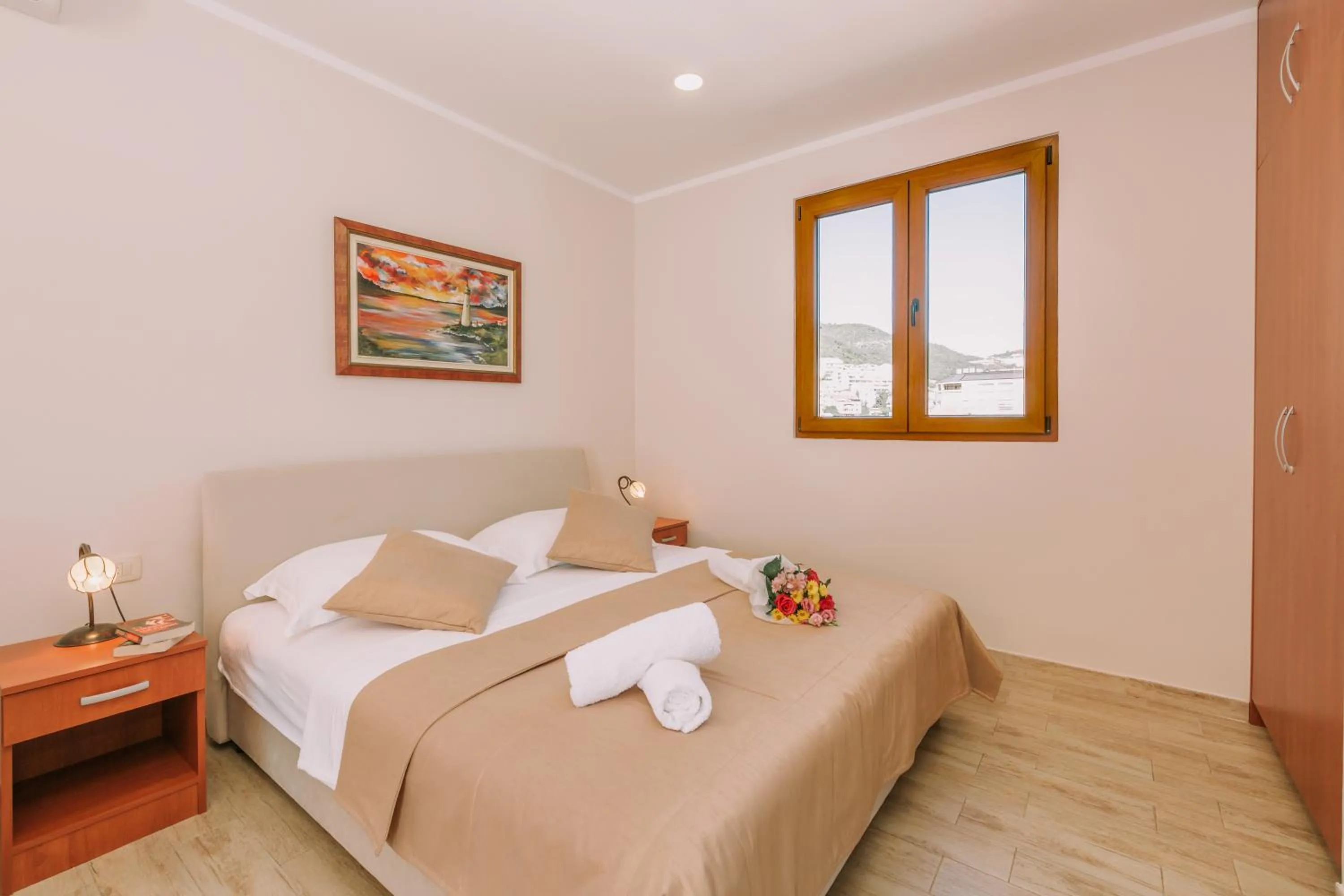 Bed in City Apartments