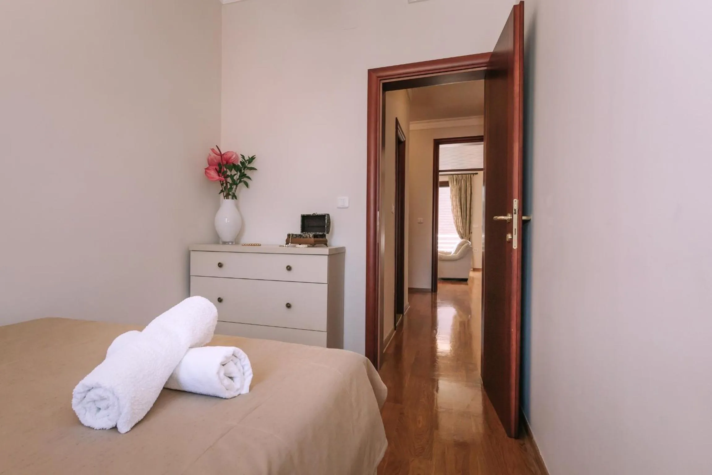 Bedroom, Bed in City Apartments