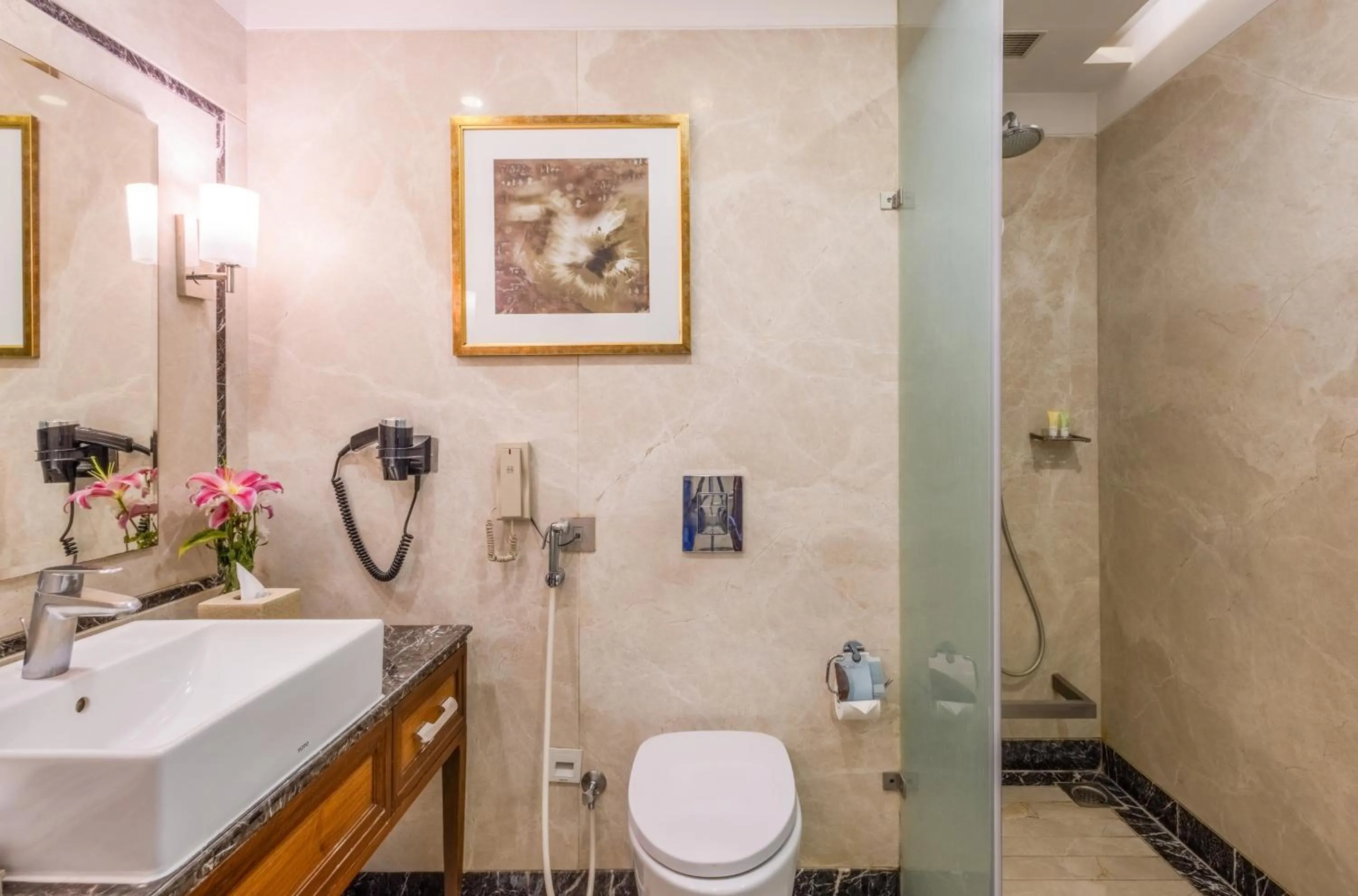 Shower in Sayaji Kolhapur