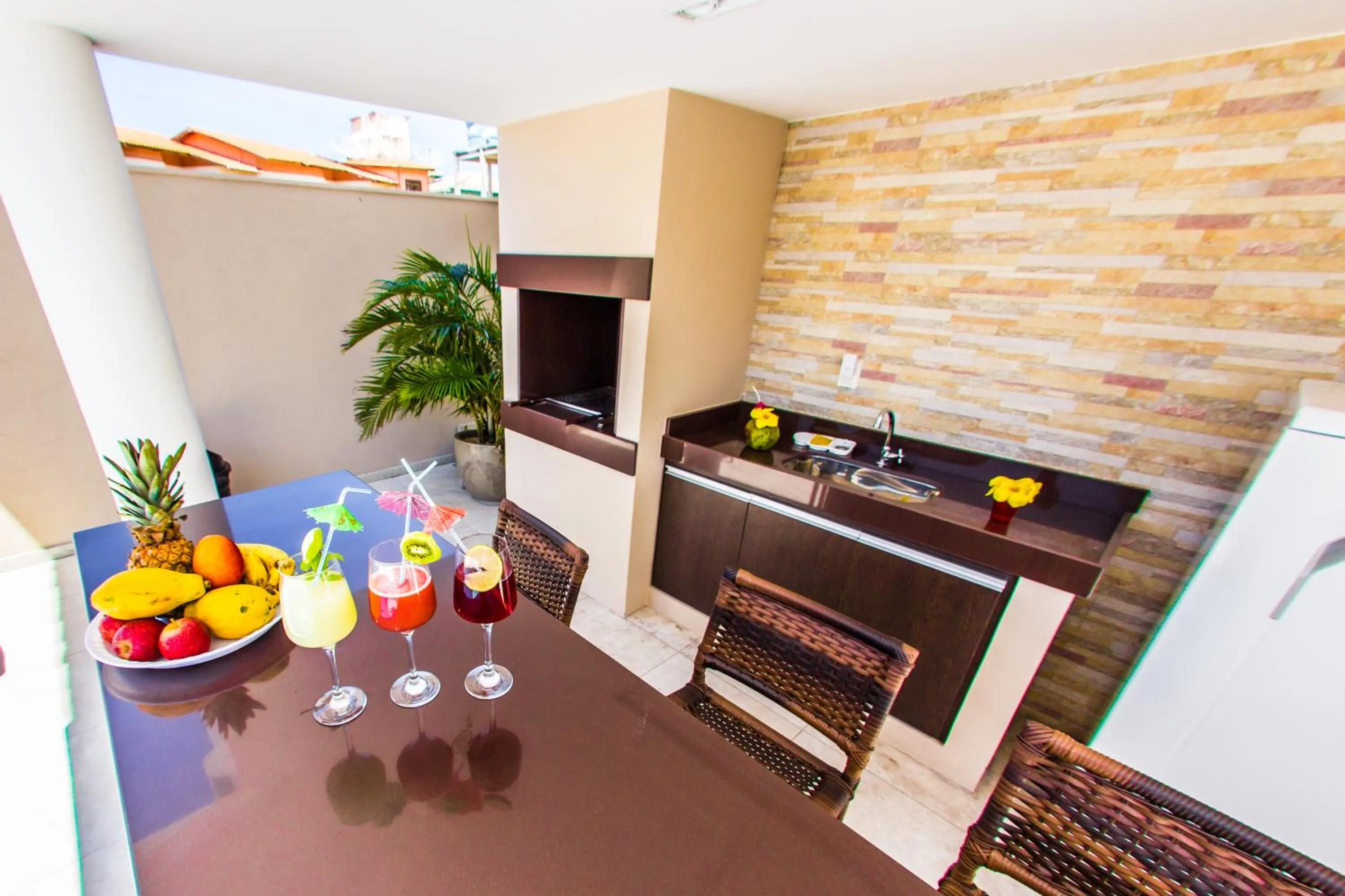BBQ facilities in Residencial Portinari LTDA