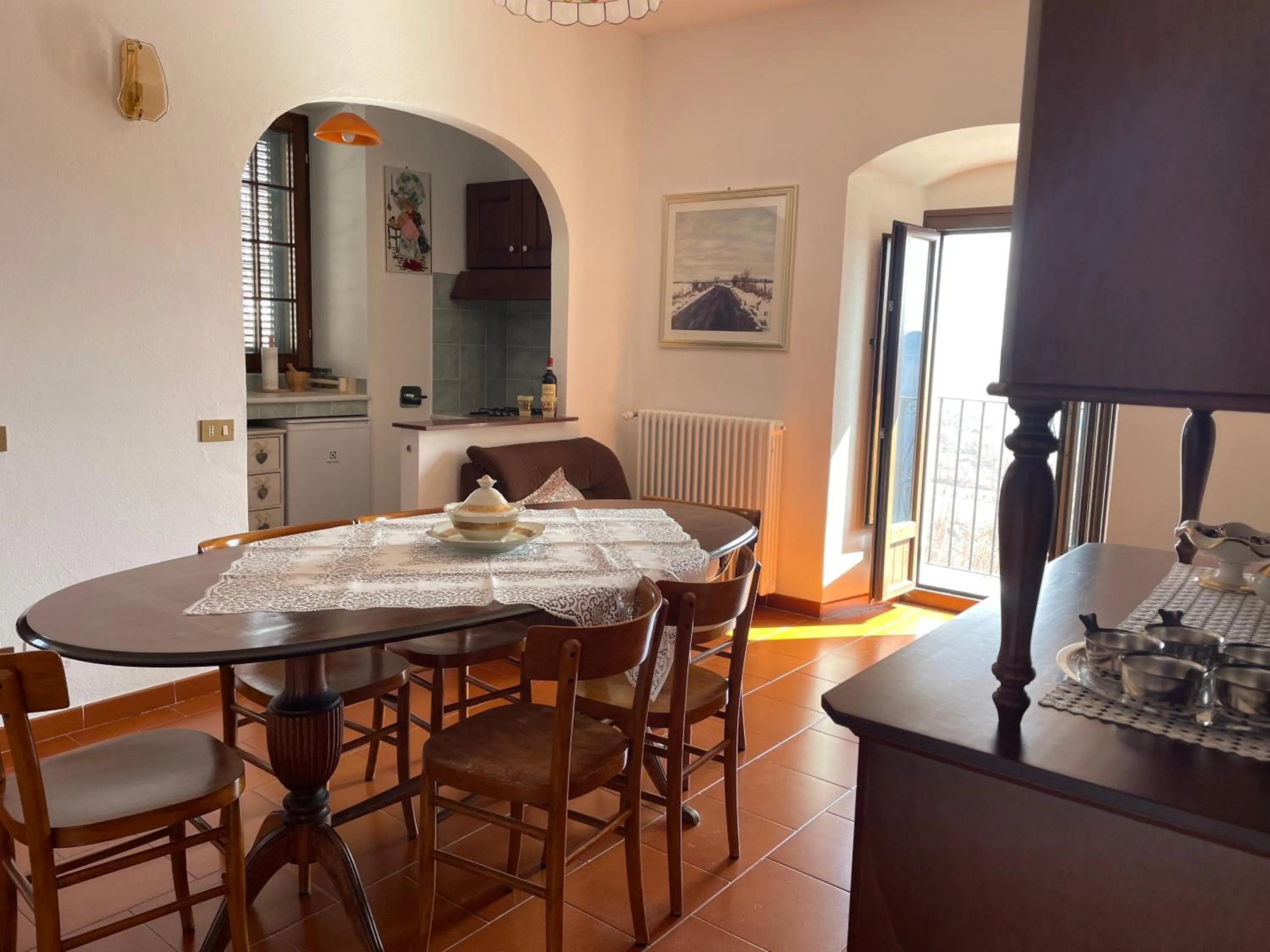 Dining area in Residence Belvedere