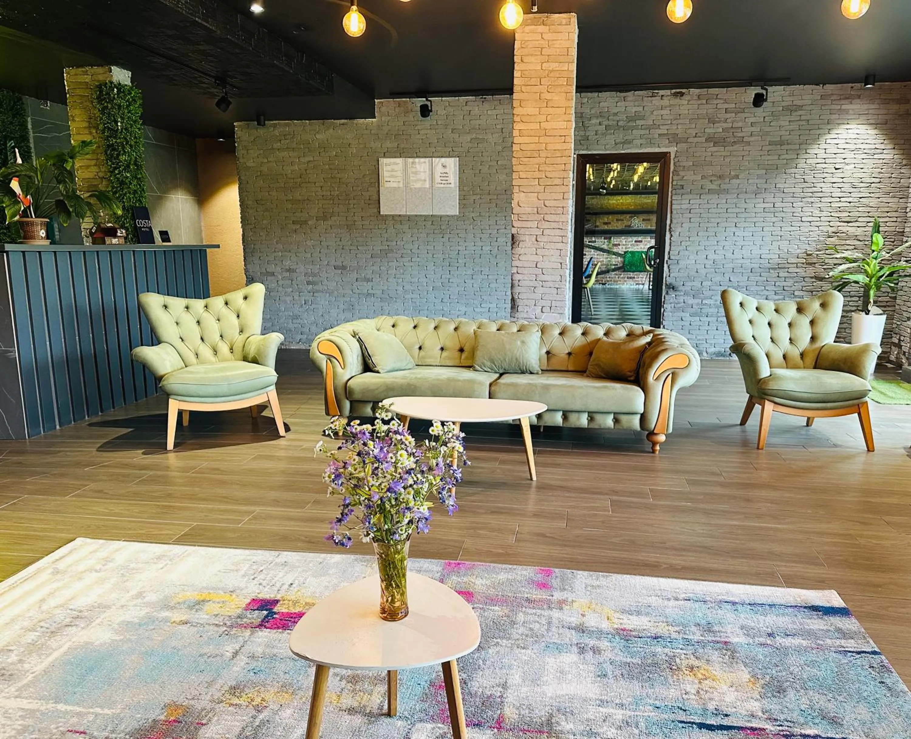 Lobby or reception in Aparthotel costa