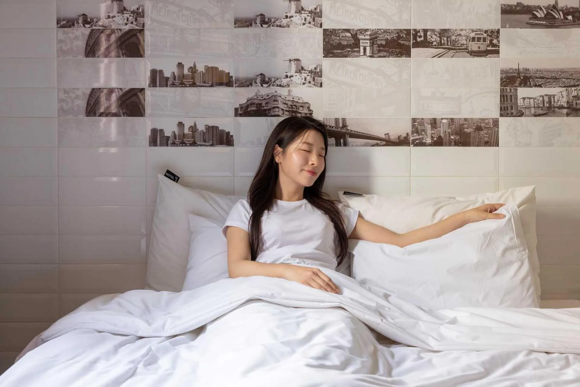 Bed in Hotel Moon Cheonan ShinBuldang