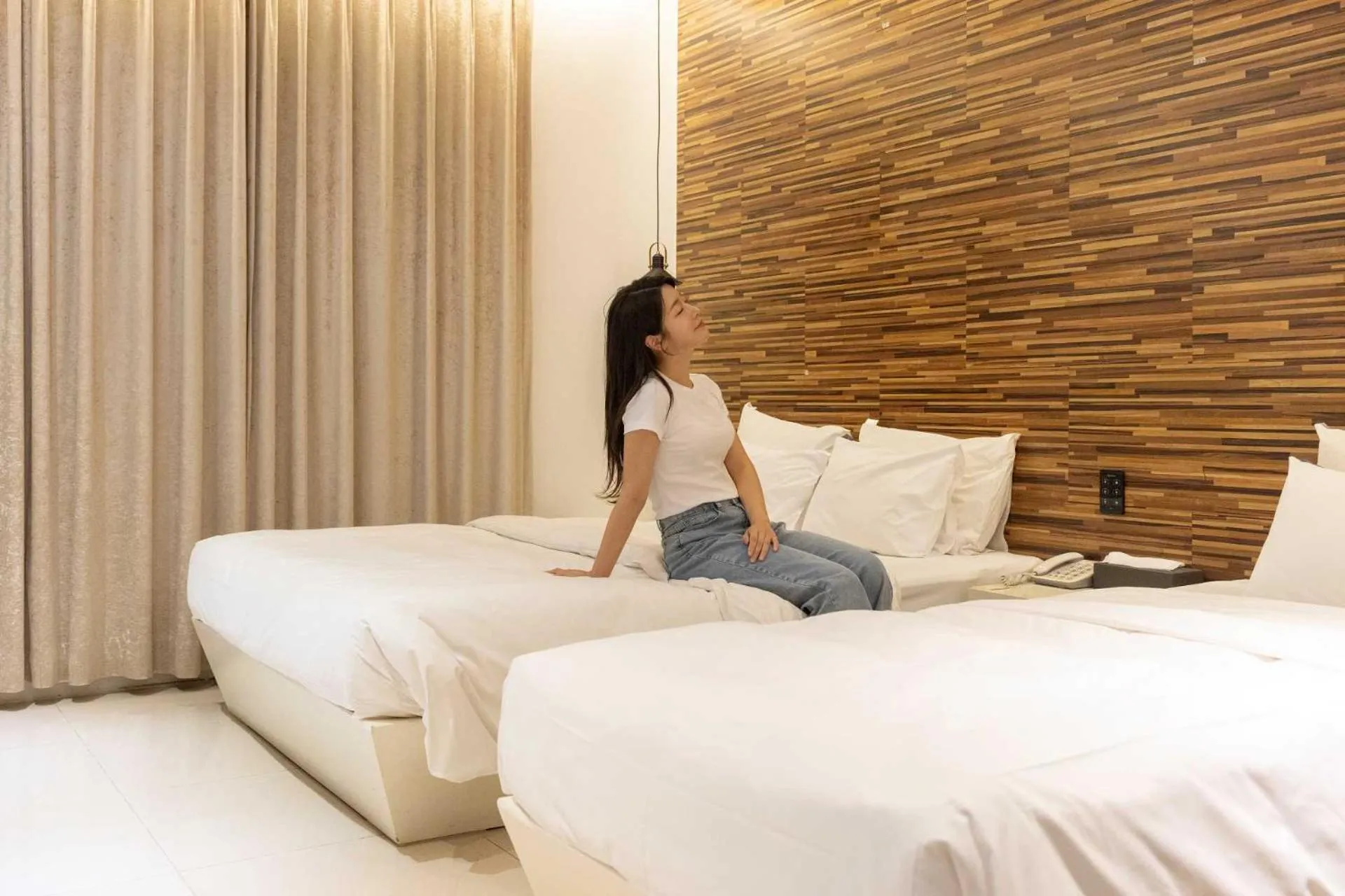 Bed in Hotel Moon Cheonan ShinBuldang