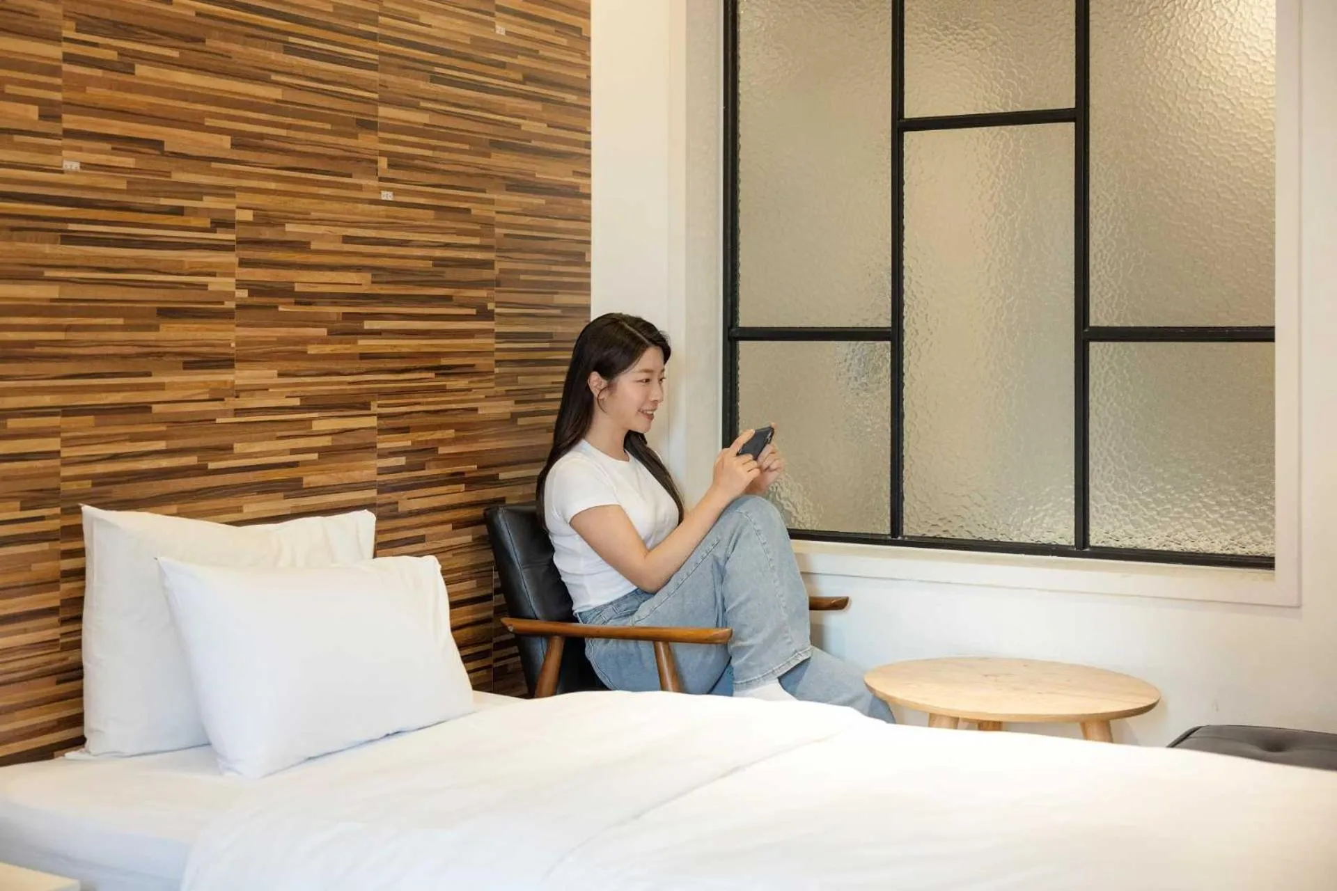 Bedroom, Bed in Hotel Moon Cheonan ShinBuldang