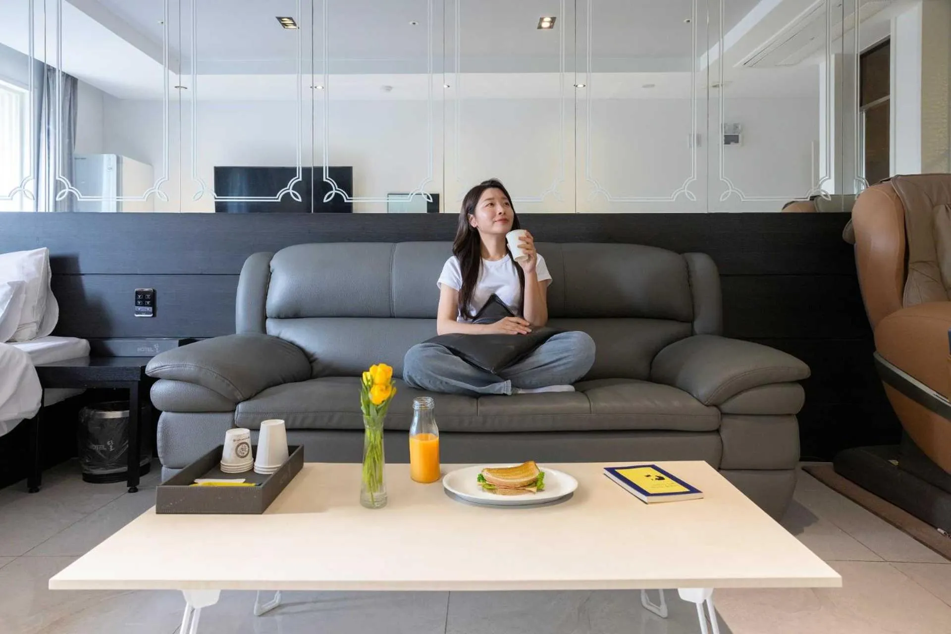Dining area in Hotel Moon Cheonan ShinBuldang