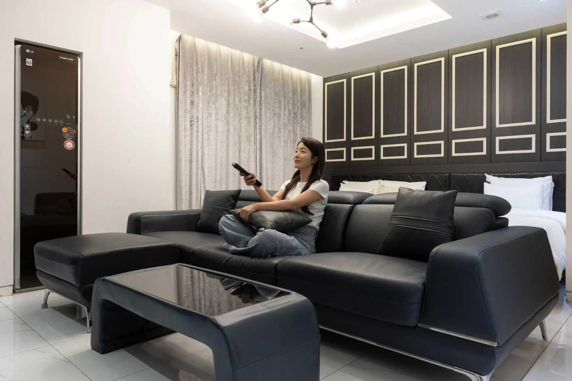 Seating area in Hotel Moon Cheonan ShinBuldang