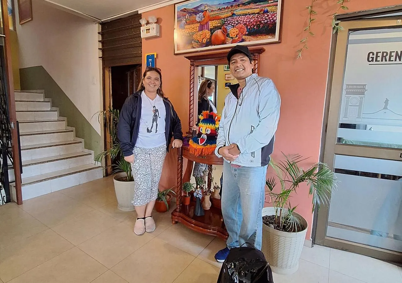 Lobby or reception in La Merced Plaza Hospedaje