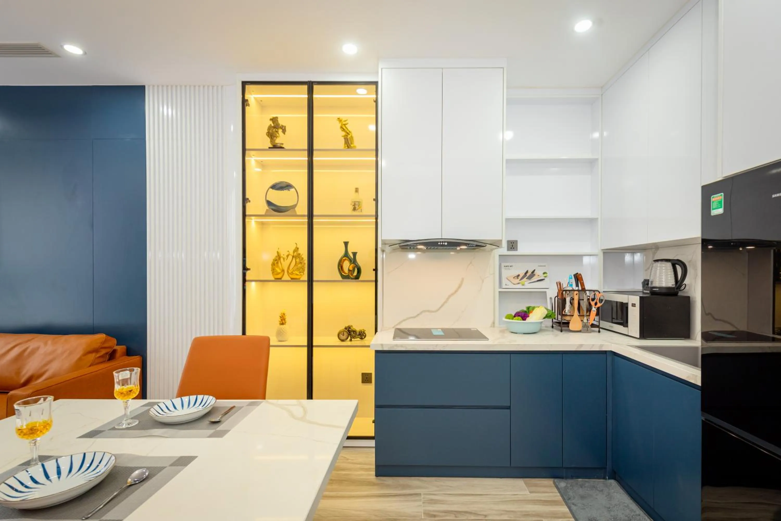 Kitchen or kitchenette in Myrcella Urban Apartment