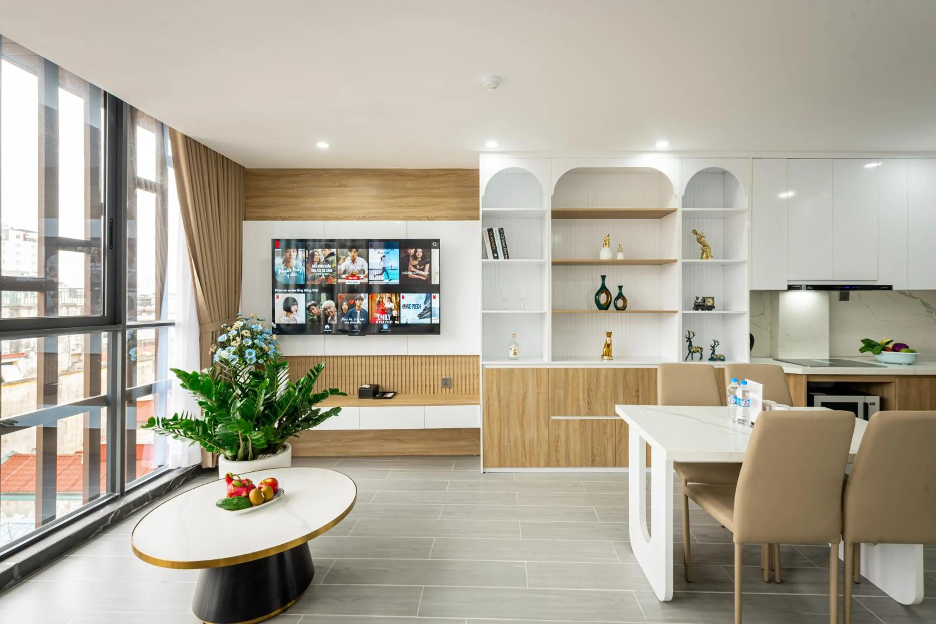 Kitchen or kitchenette in Myrcella Urban Apartment